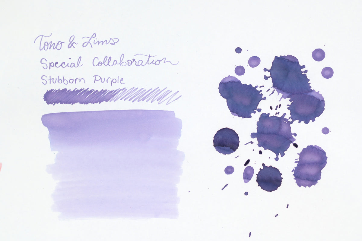 Tono & Lims Ink Bottle - Special Collaboration - Stubborn Purple (いじっぱりのパープル) - 30ml