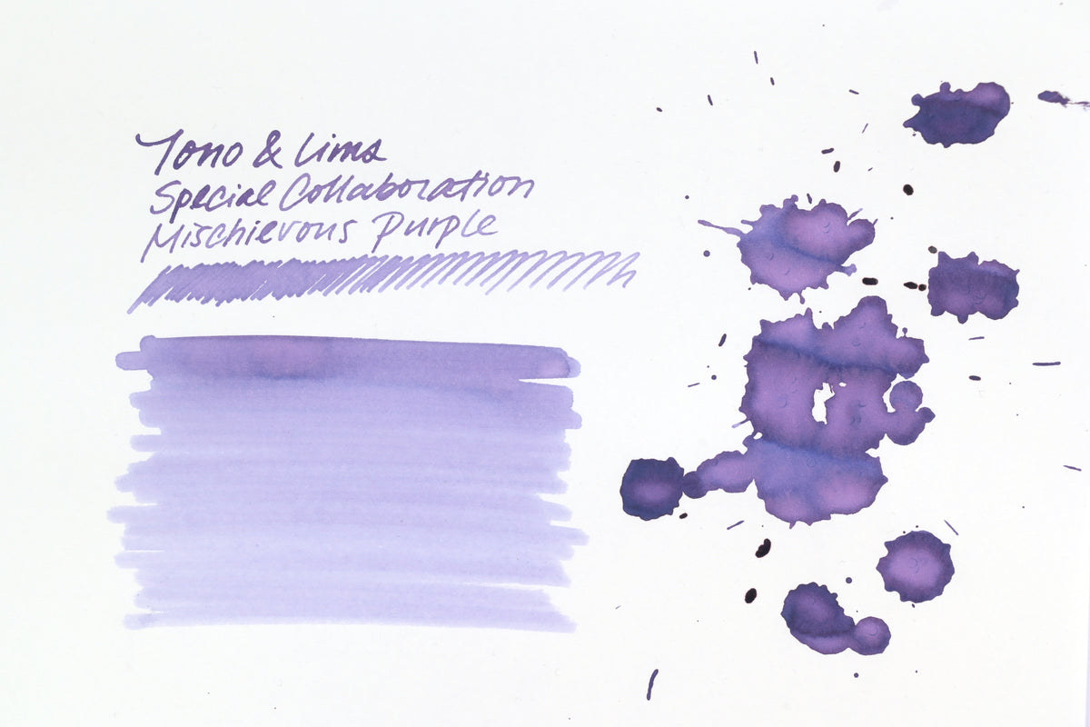Tono & Lims Ink Bottle - Special Collaboration - Mischievous Purple (いたずらなパープル) - 30ml
