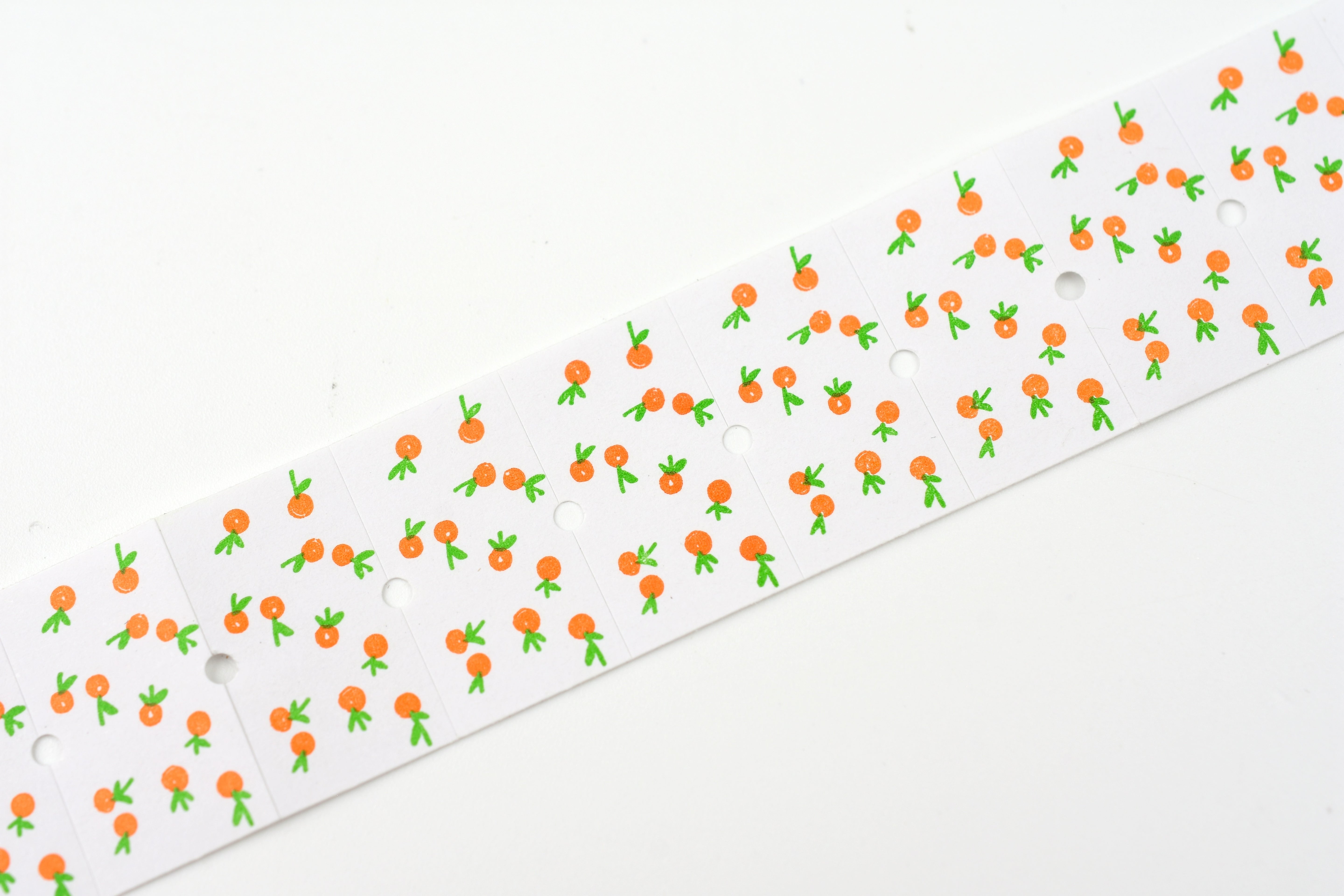 Some Sort of Fern Mini Stickers Roll - Tangerine
