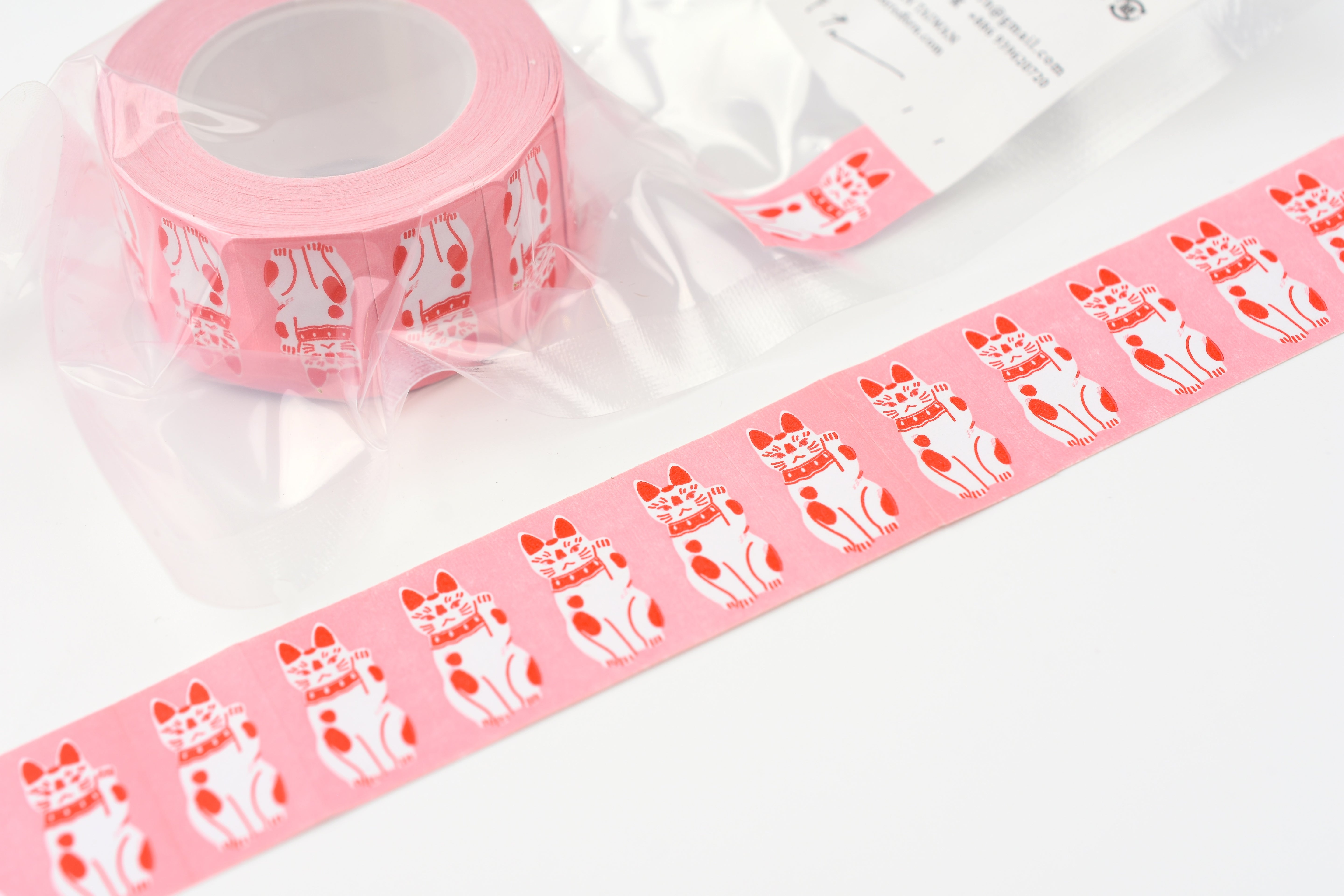 Some Sort of Fern Mini Stickers Roll - Fortune Cat
