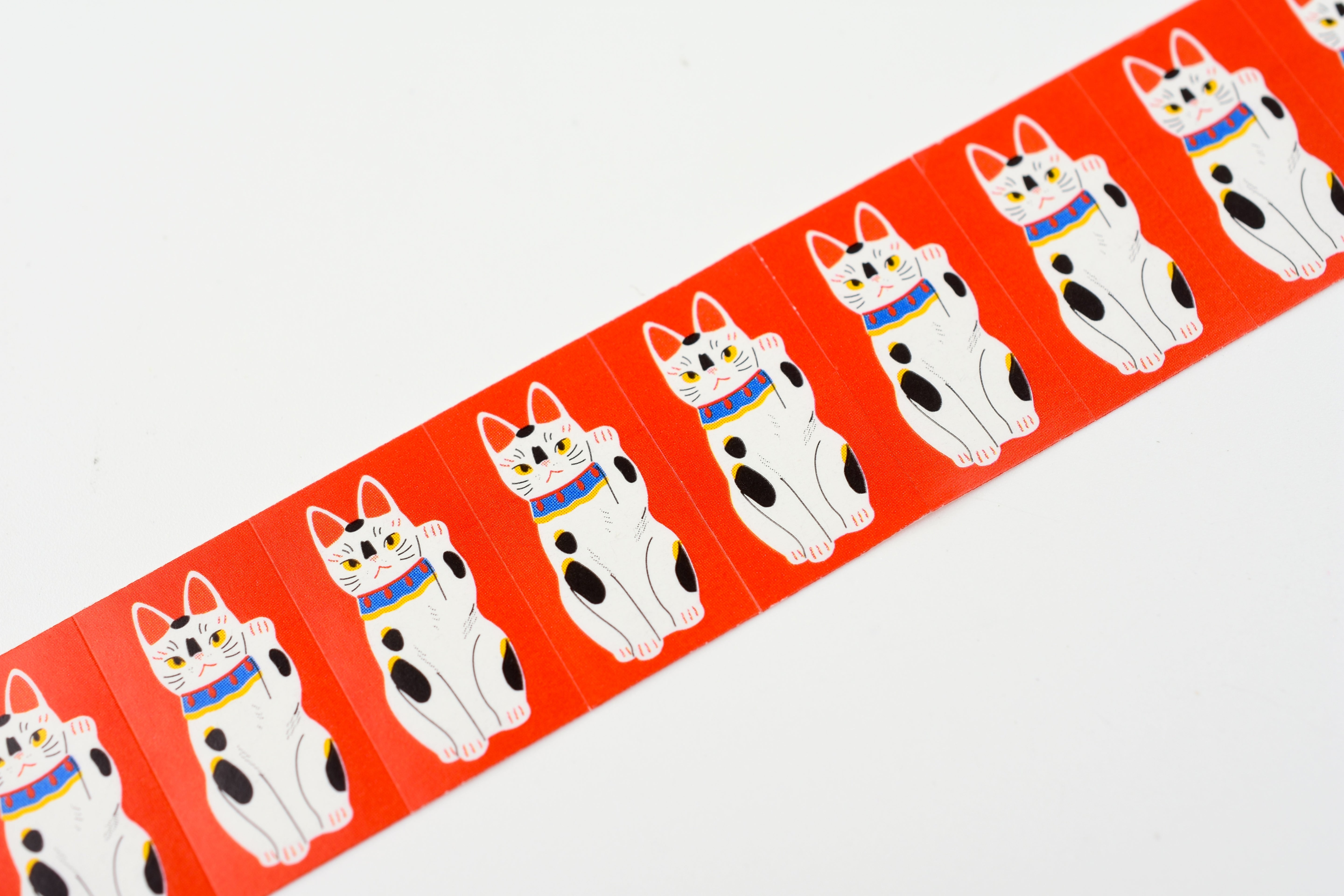 Some Sort of Fern Mini Stickers Roll - Lucky Cat