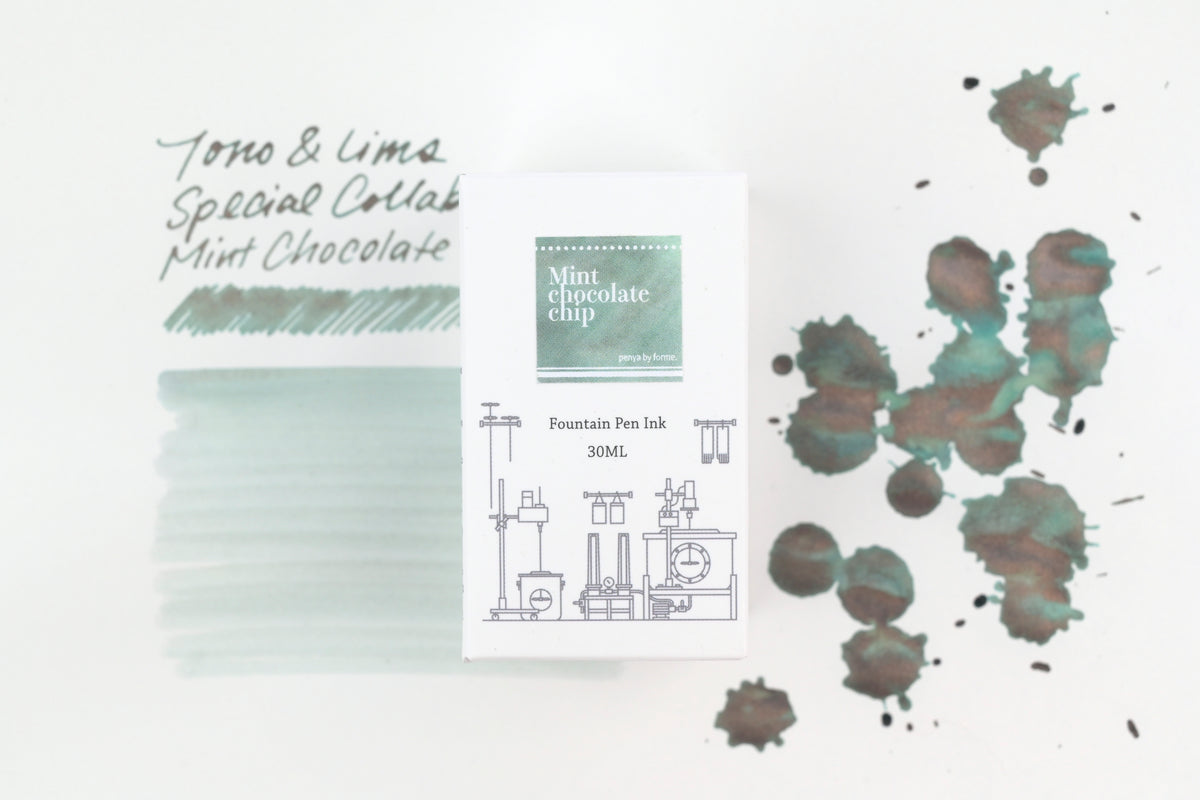 Tono & Lims Ink Bottle - Special Collaboration - Mint Chocolate Chip - 30ml