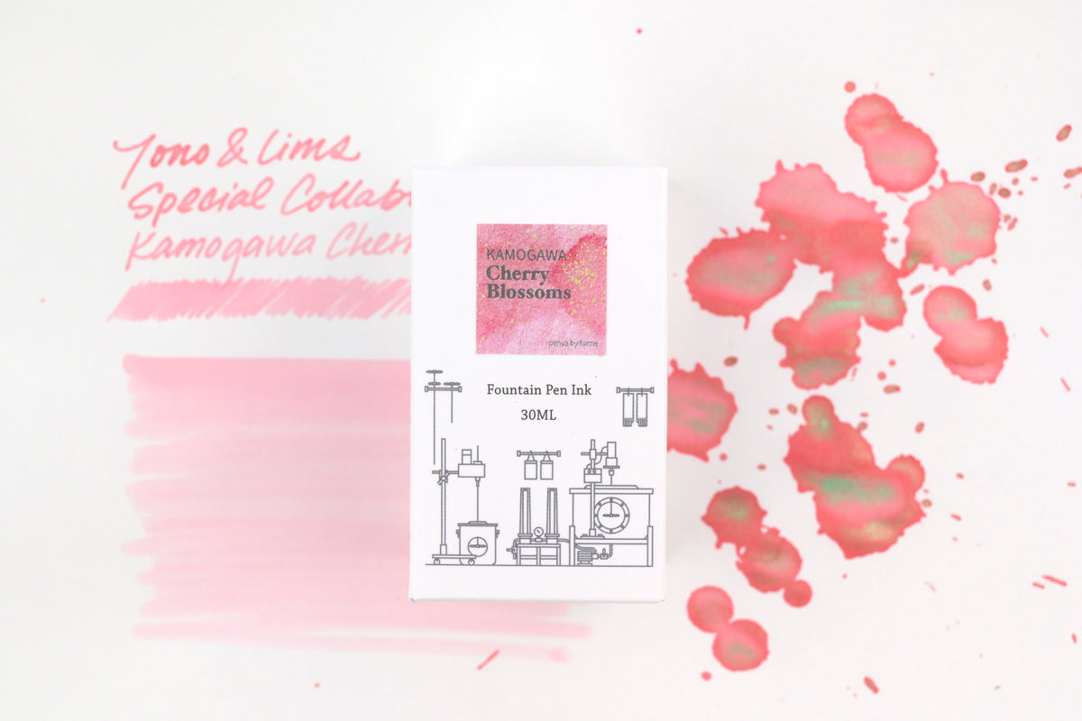Tono & Lims Ink Bottle - Special Collaboration - Kamogawa Cherry Blossoms - 30ml