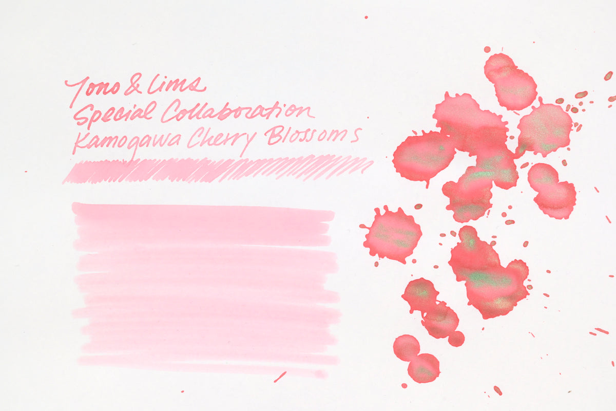Tono & Lims Ink Bottle - Special Collaboration - Kamogawa Cherry Blossoms - 30ml