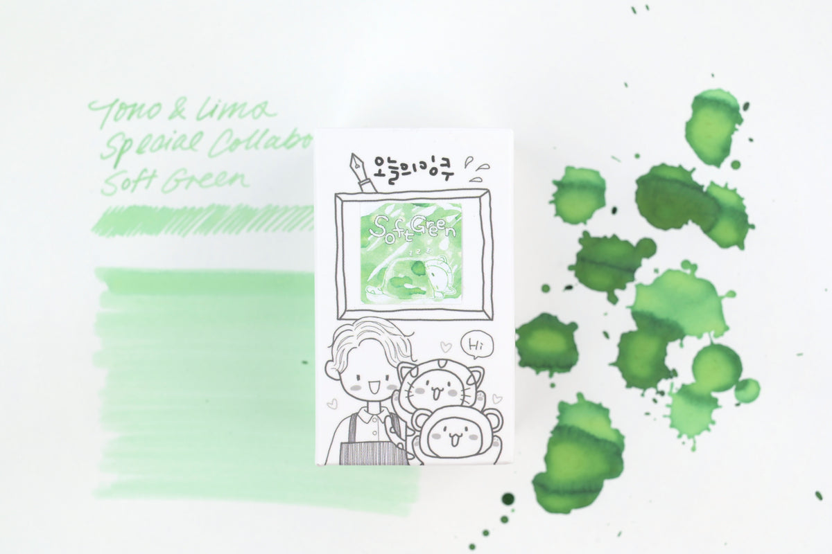 Tono & Lims Ink Bottle - Special Collaboration - Soft Green - 30ml