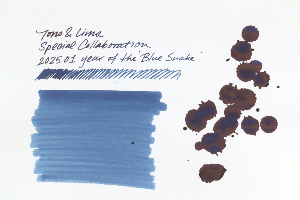 Tono & Lims Ink Bottle - Special Collaboration - 2025.01. year of the 'Blue Snake' - 30ml