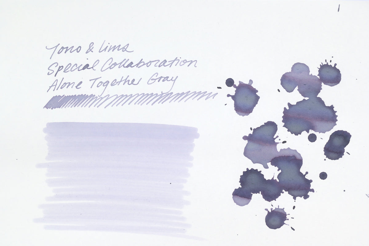 Tono & Lims Ink Bottle - Special Collaboration - Alone Together Gray (ふたりきりのグレー) - 30ml