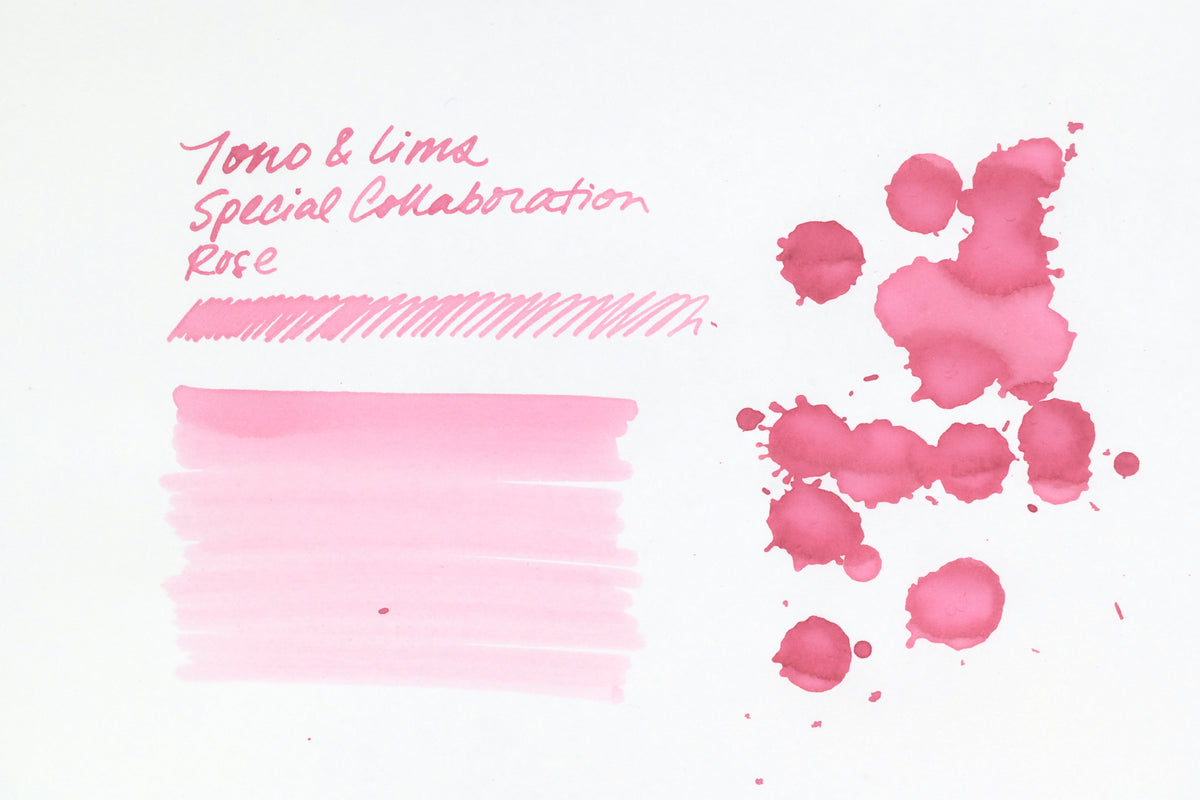 Tono & Lims Ink Bottle - Special Collaboration - Rose (ばら) - 30ml