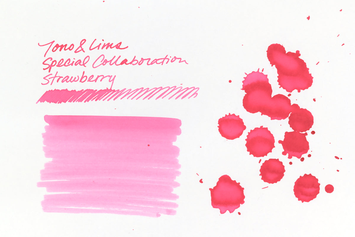 Tono & Lims Ink Bottle - Special Collaboration - Strawberry (いちご) - 30ml