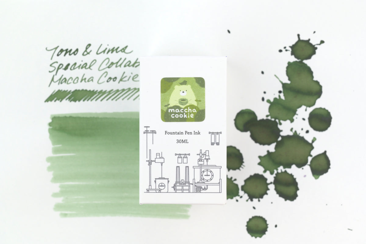 Tono & Lims Ink Bottle - Special Collaboration - Maccha Cookie - 30ml
