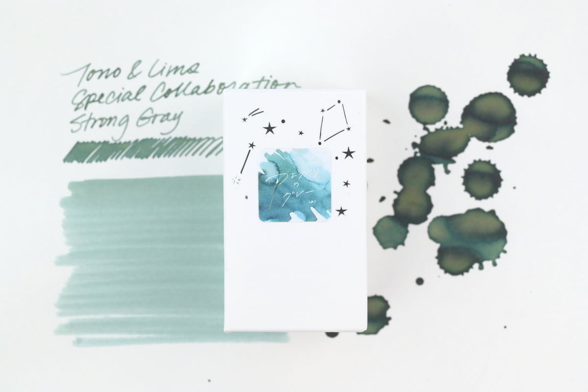 Tono & Lims Ink Bottle - Special Collaboration - Strong Gray (つよがりのグレー) - 30ml