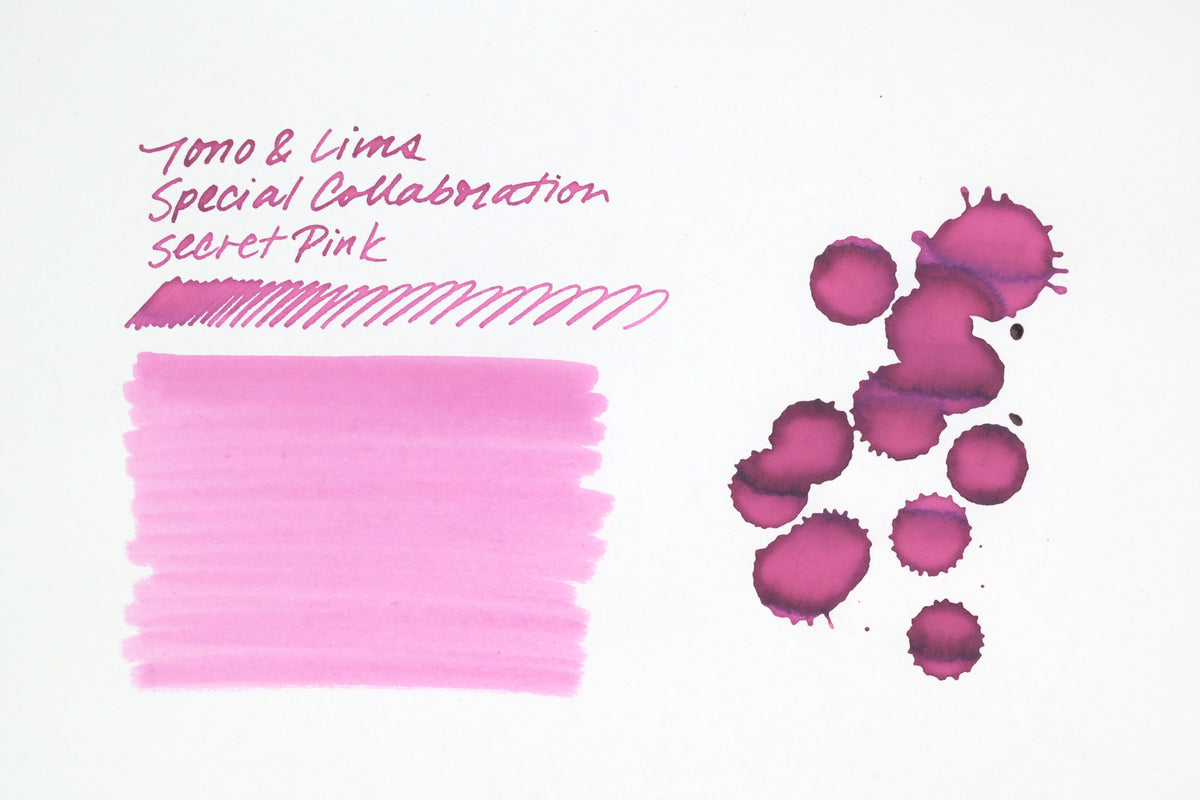 Tono & Lims Ink Bottle - Special Collaboration - Secret Pink (ヒミツしゅぎのピンク) - 30ml