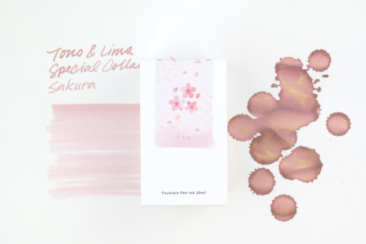 Tono & Lims Ink Bottle - Special Collaboration - Sakura (さくら) - 30ml