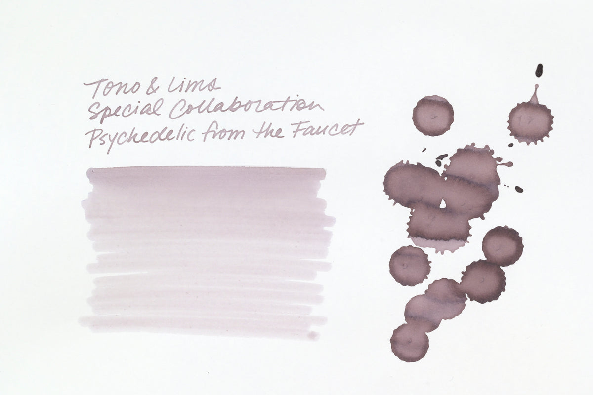 Tono & Lims Ink Bottle - Special Collaboration - Psychedelic from the Faucet (蛇口からサイケデリック) - 30ml