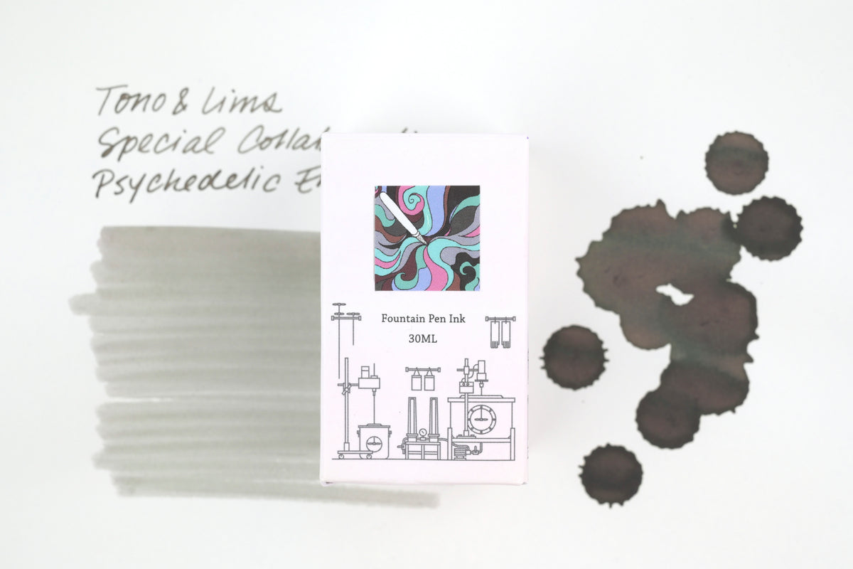Tono & Lims Ink Bottle - Special Collaboration - Psychedelic Enka (サイケデリック　えんか) - 30ml