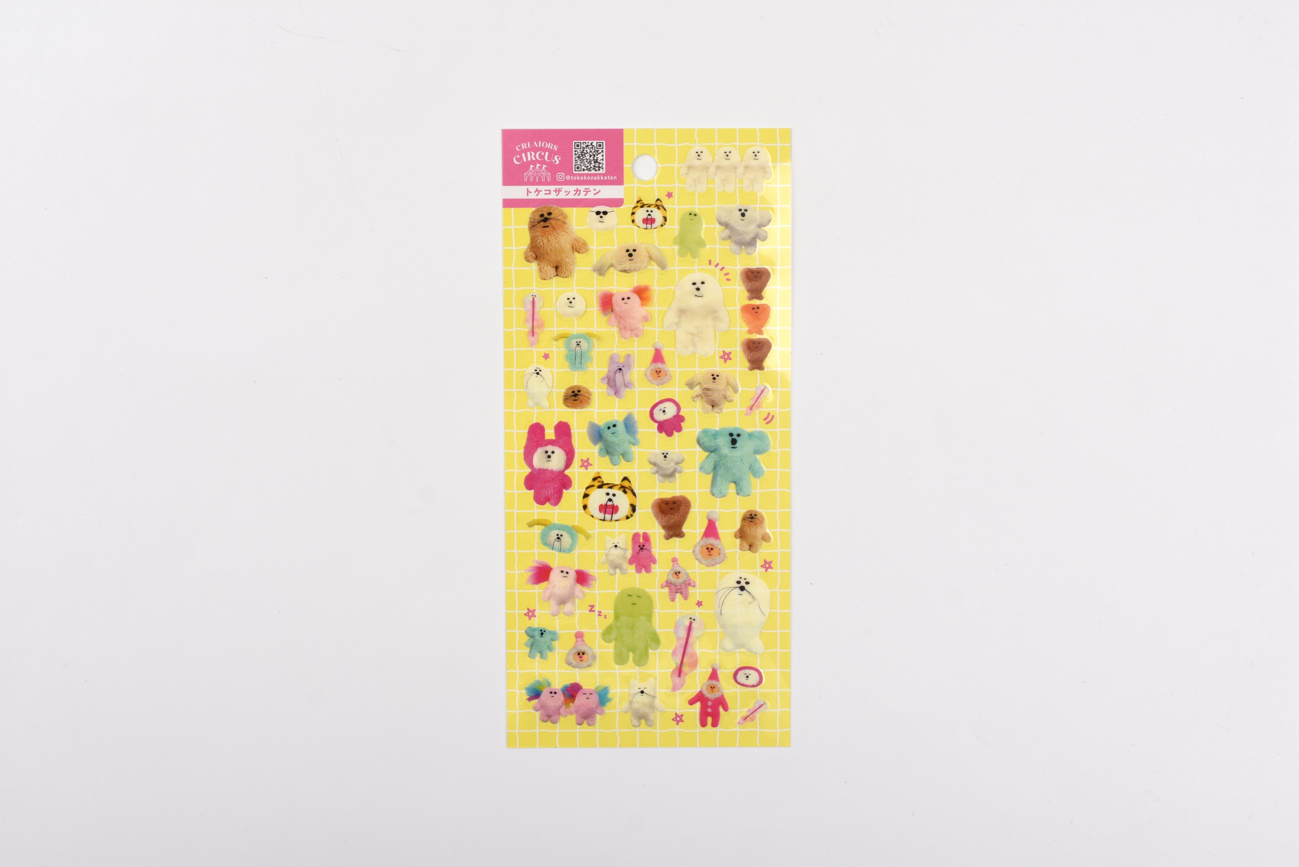 Frontier Transparent Sticker Sheet - CREATORS CIRCUS - tokekozakkaten