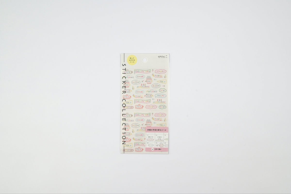 Midori Planner Stickers - New 2027 - Anniversary