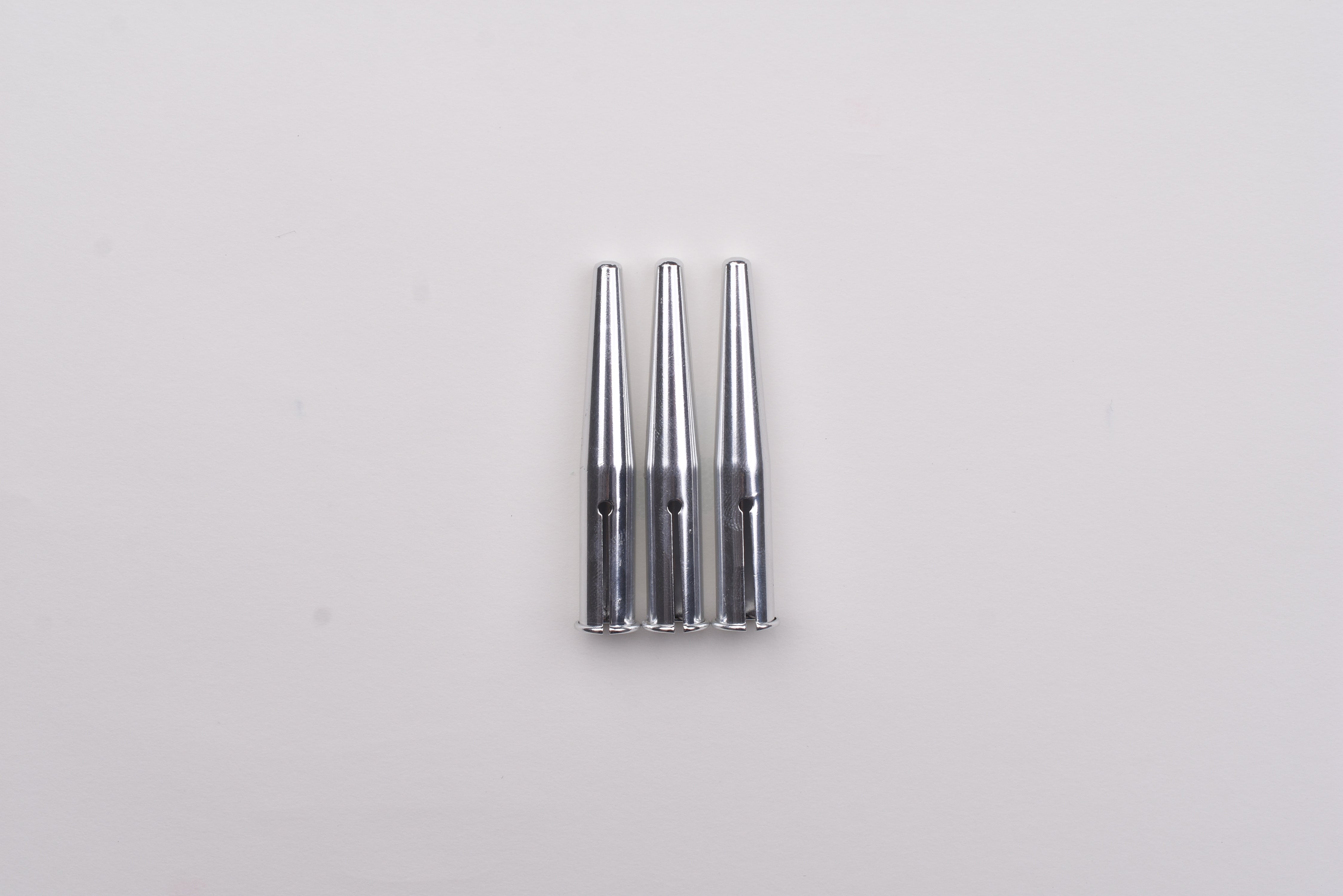 Kutsuwa Aluminum Pencil Cap - Silver - Pack of 3