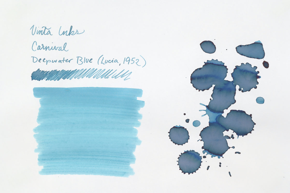 Vinta Inks - Carnival - Deepwater Blue (Lucia 1952) - 30 mL