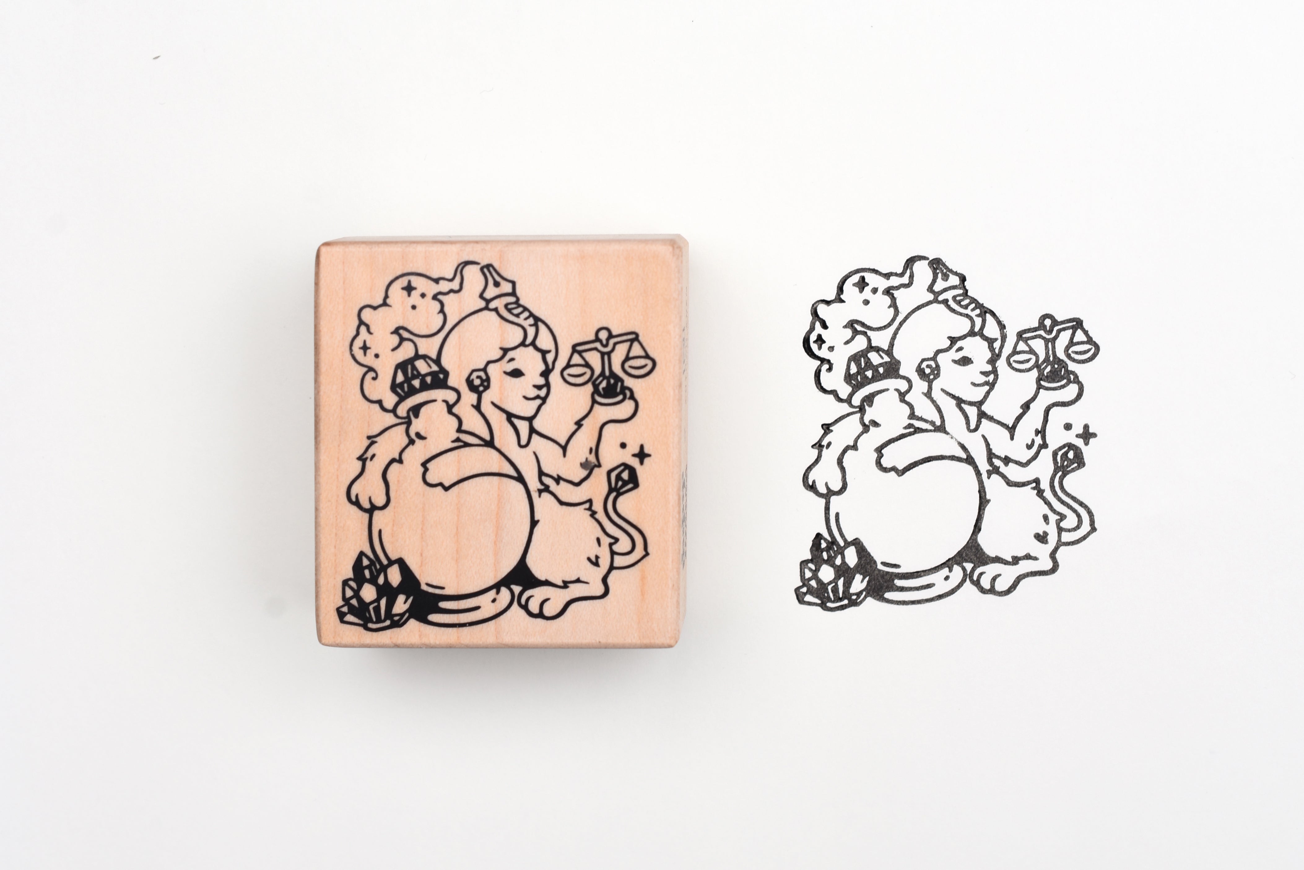 Stationery Zoo - Sphinx of Black Quartz Ink Stamp