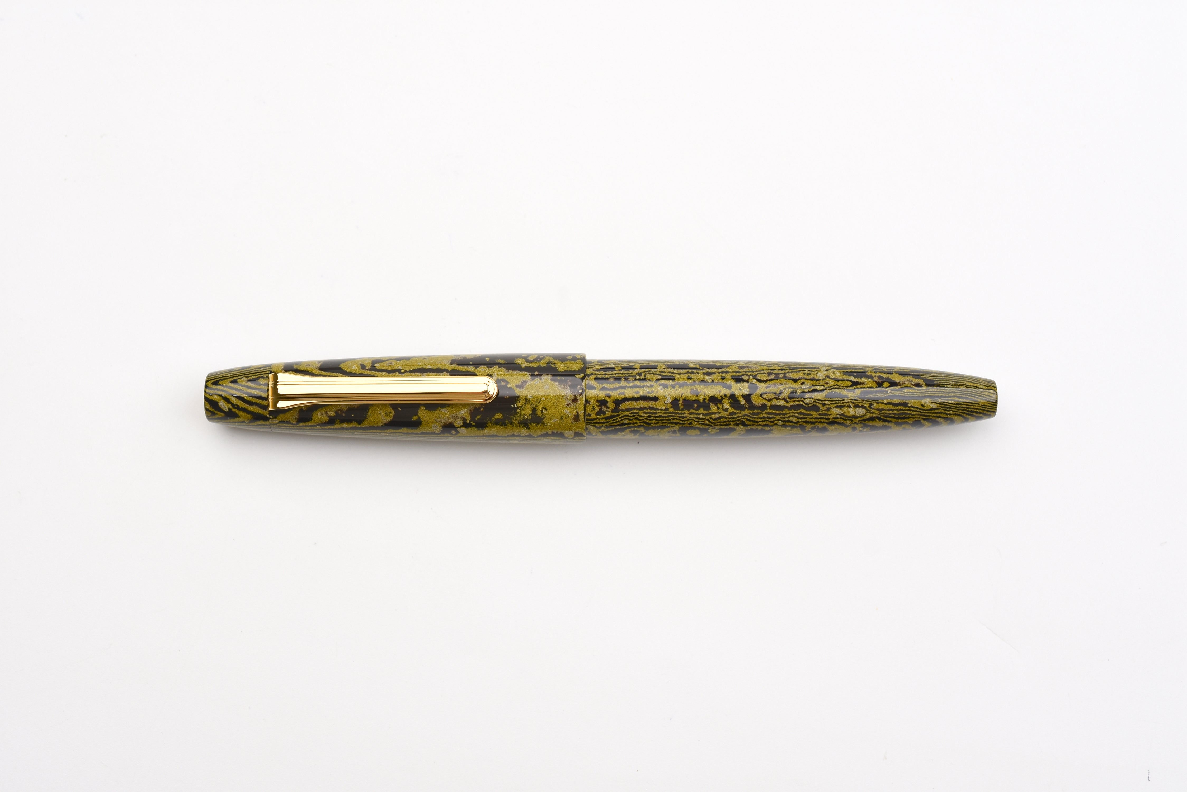 Sailor King of Pen - Naginata Togi Ebonite Fountain Pen - MOUKO Yellow Tiger - Limited Edition