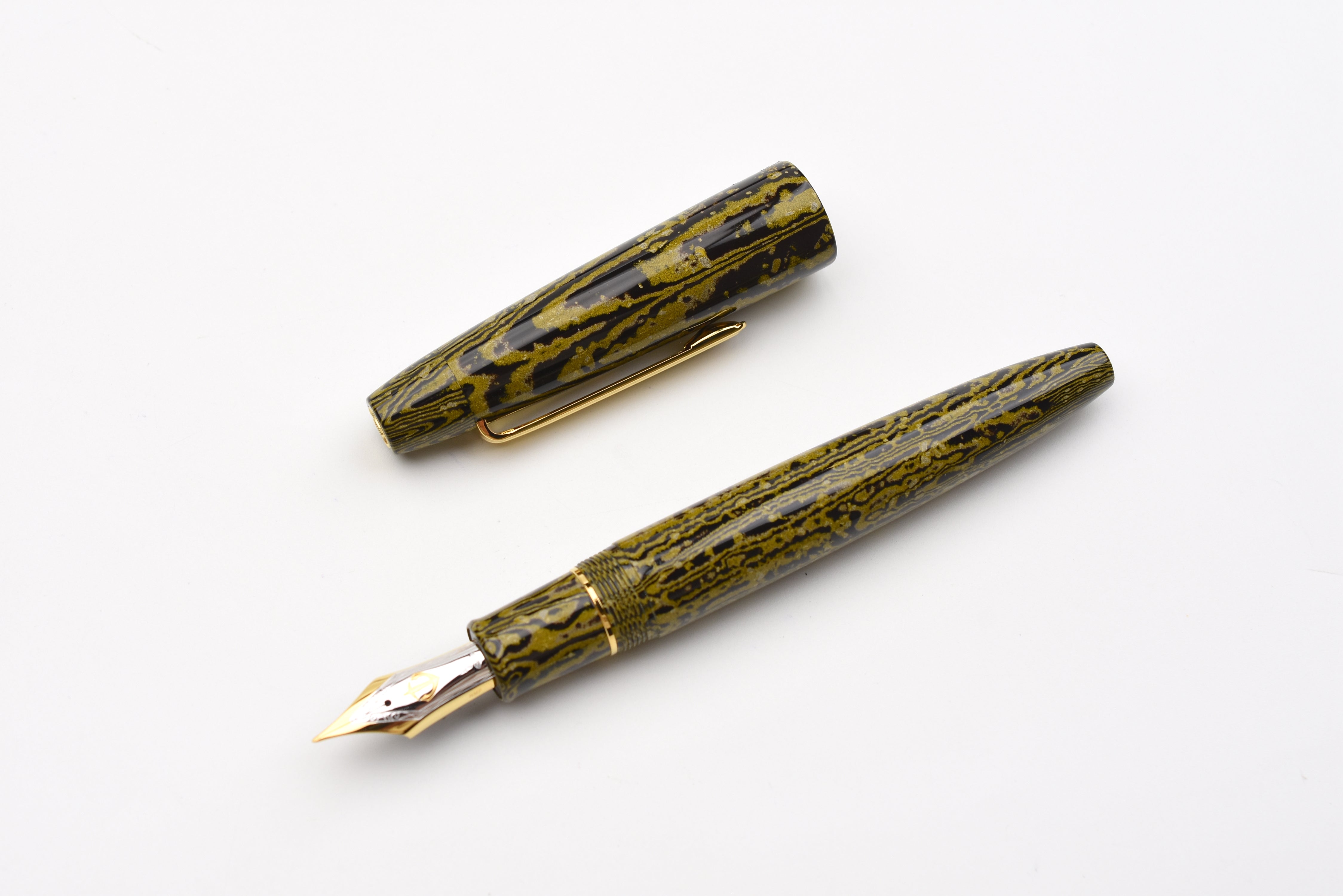 Sailor King of Pen - Naginata Togi Ebonite Fountain Pen - MOUKO Yellow Tiger - Limited Edition