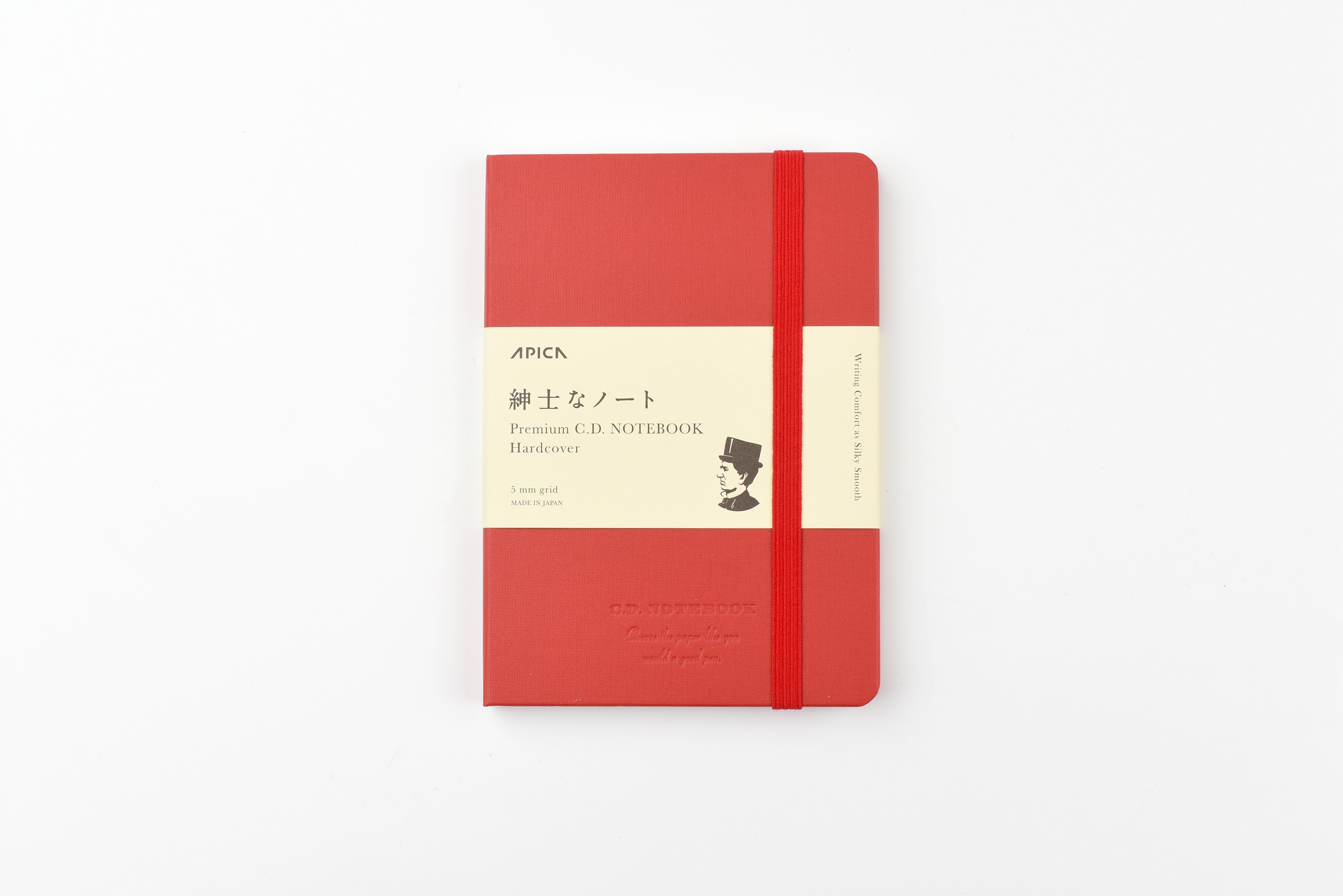 Apica Premium C.D. Hard Cover Notebook - A6 - Grid