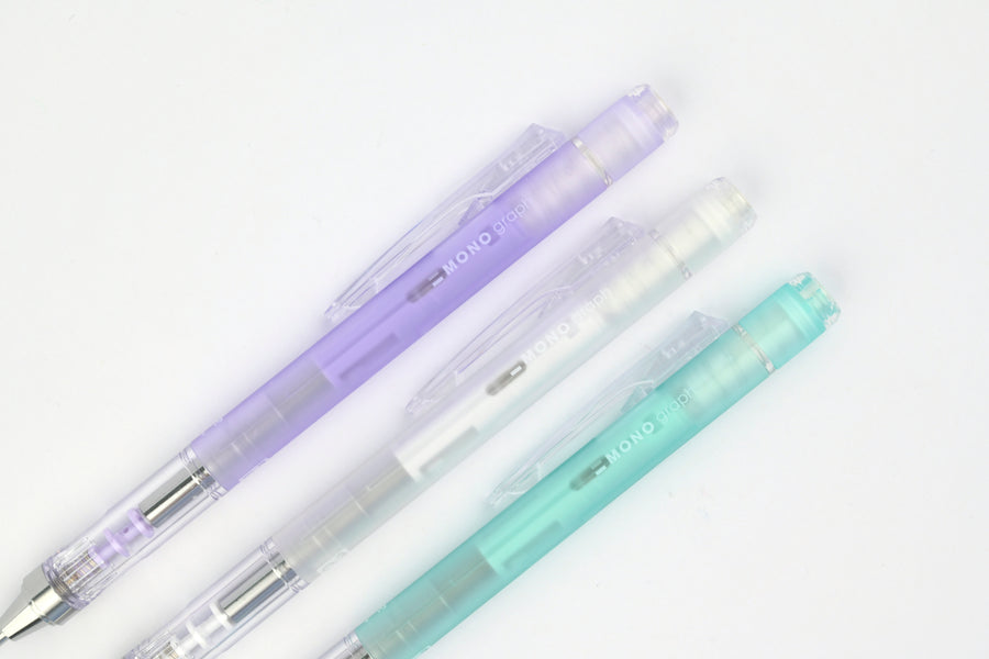 Tombow Mono Graph Shaker Mechanical Pencil - Clear Colors - 0.3mm