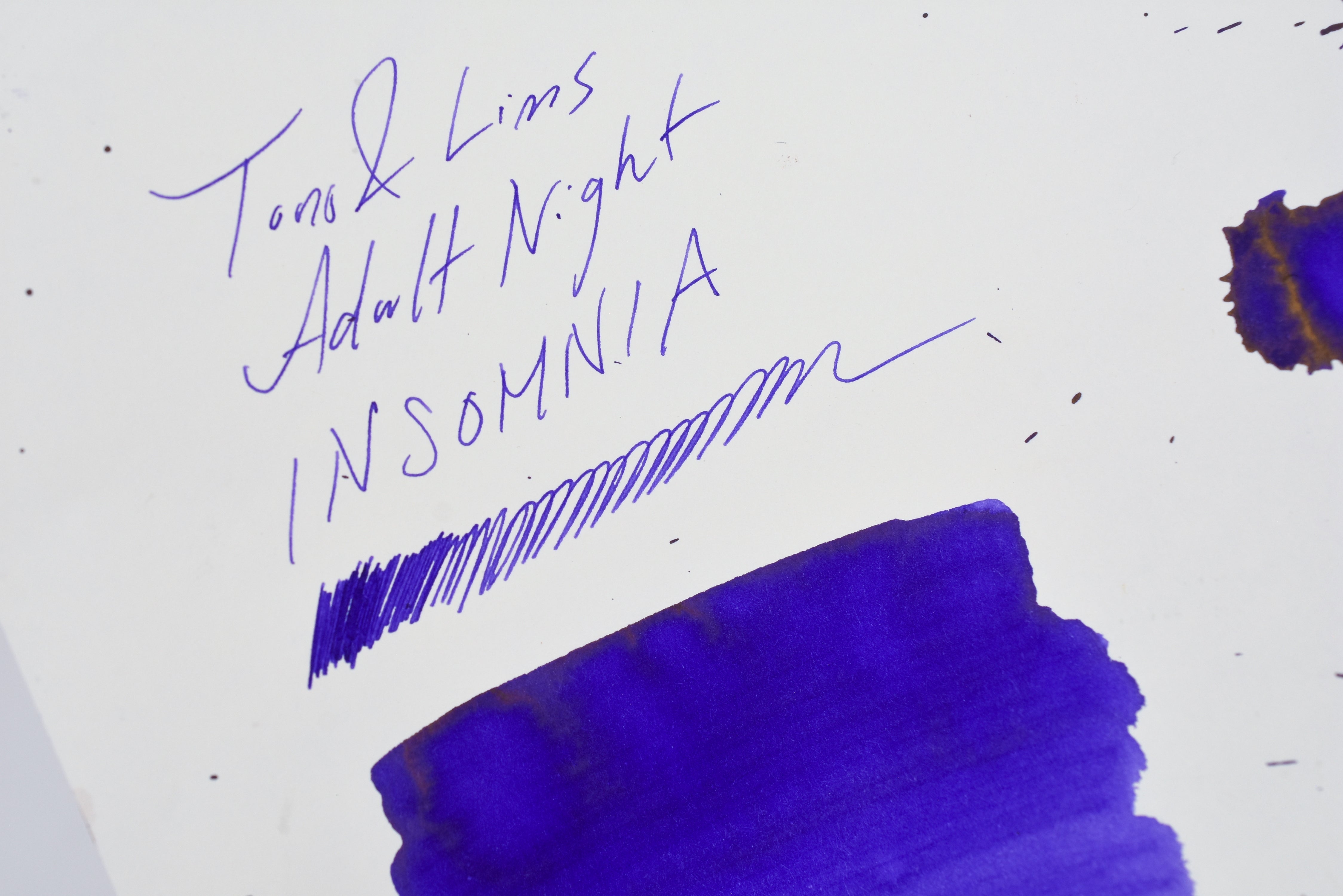 Tono & Lims Ink Bottle - Adult Night - INSOMNIA - 30ml