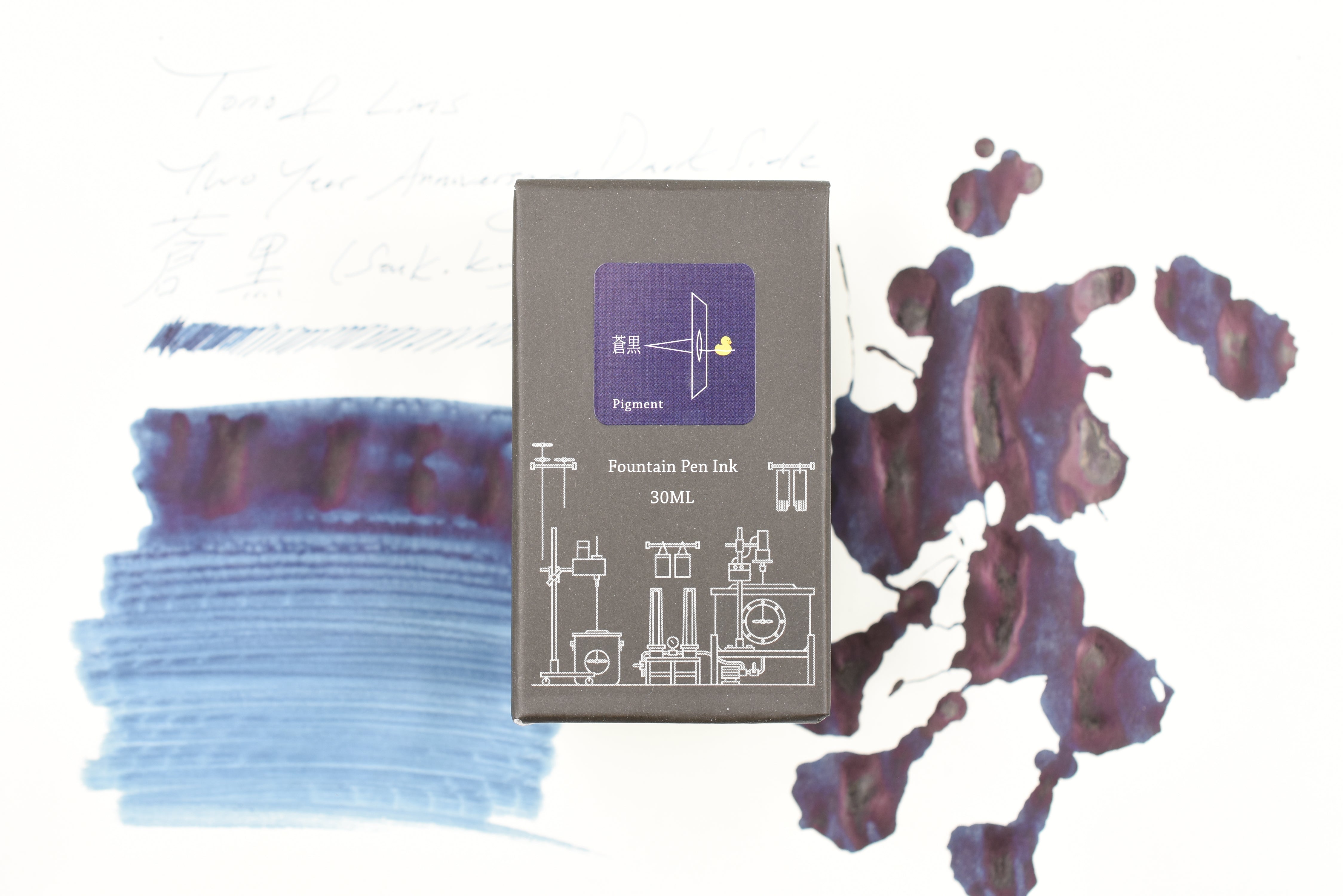 Tono & Lims Ink Bottle - Two Year Anniversary Dark Side - 蒼黒 (Soukoku) - 30ml