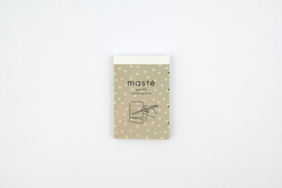 Mark's Masté Writable Perforated Washi Tape Sheets - Dot Beige