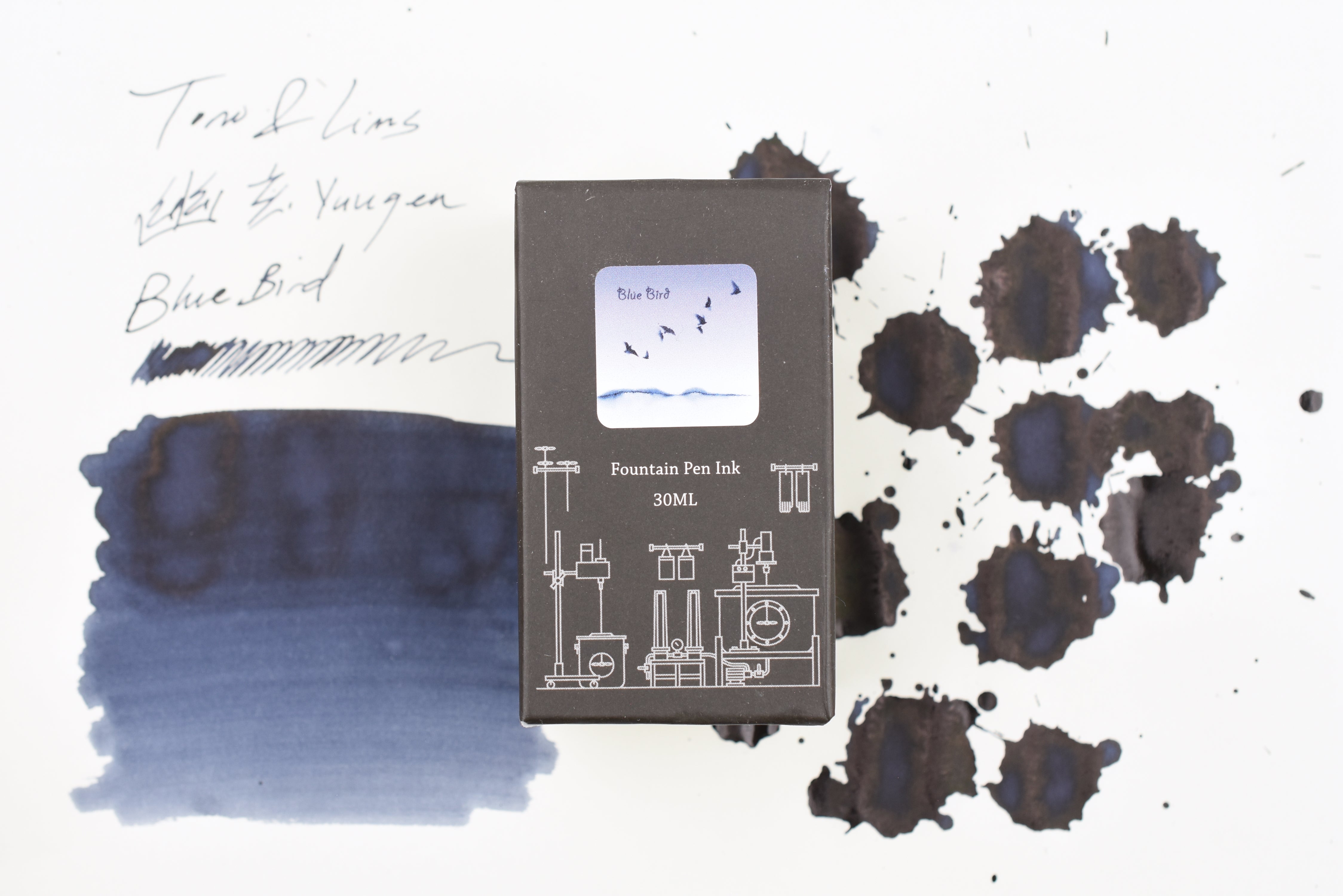Tono & Lims Ink Bottle - 幽玄 Yuugen - Blue Bird - 30ml