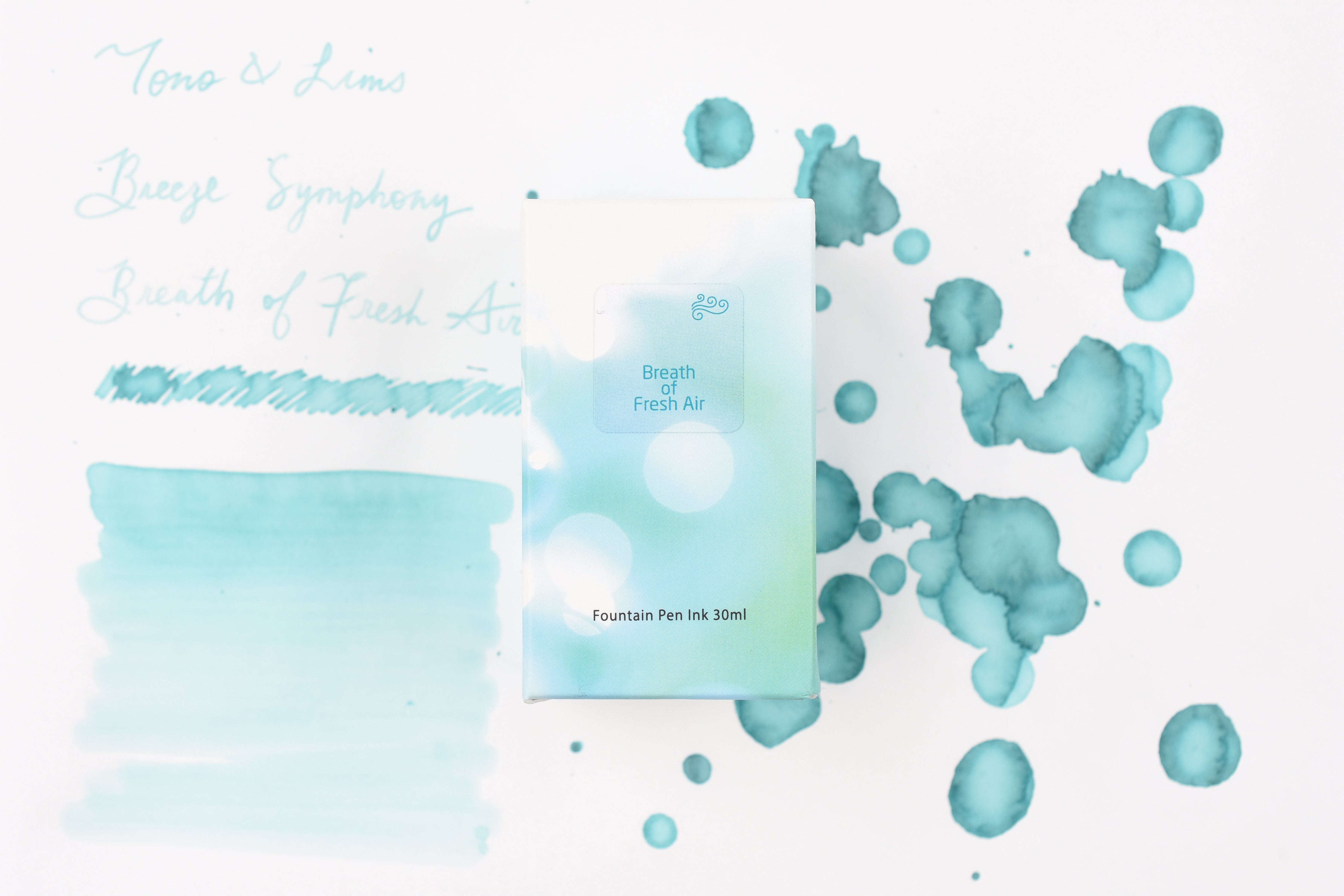 Tono & Lims Ink Bottle - Breeze Symphony - Breath of Fresh Air - 30ml