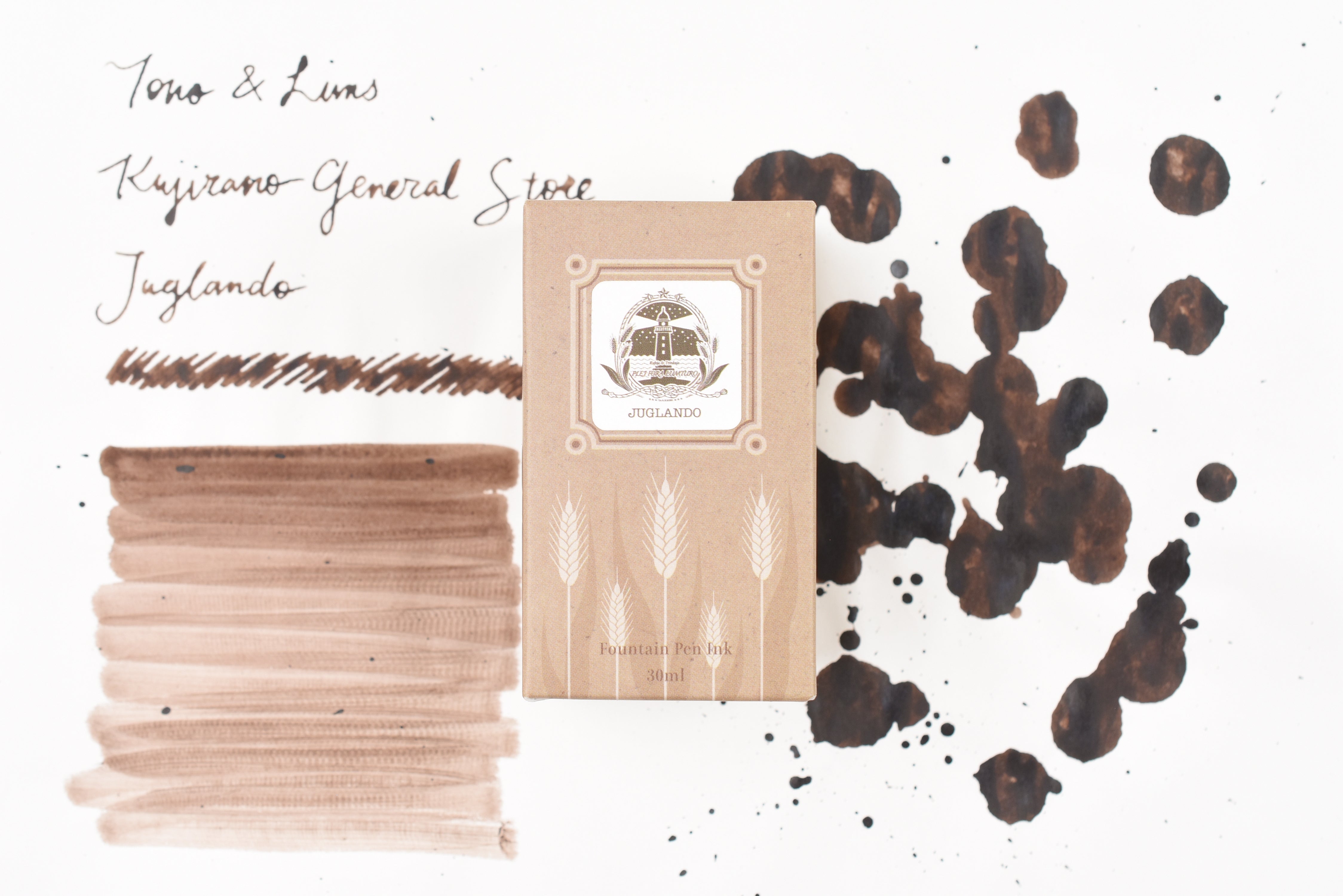 Tono & Lims Ink Bottle - Kujirano General Store - JUGLANDO - 30ml