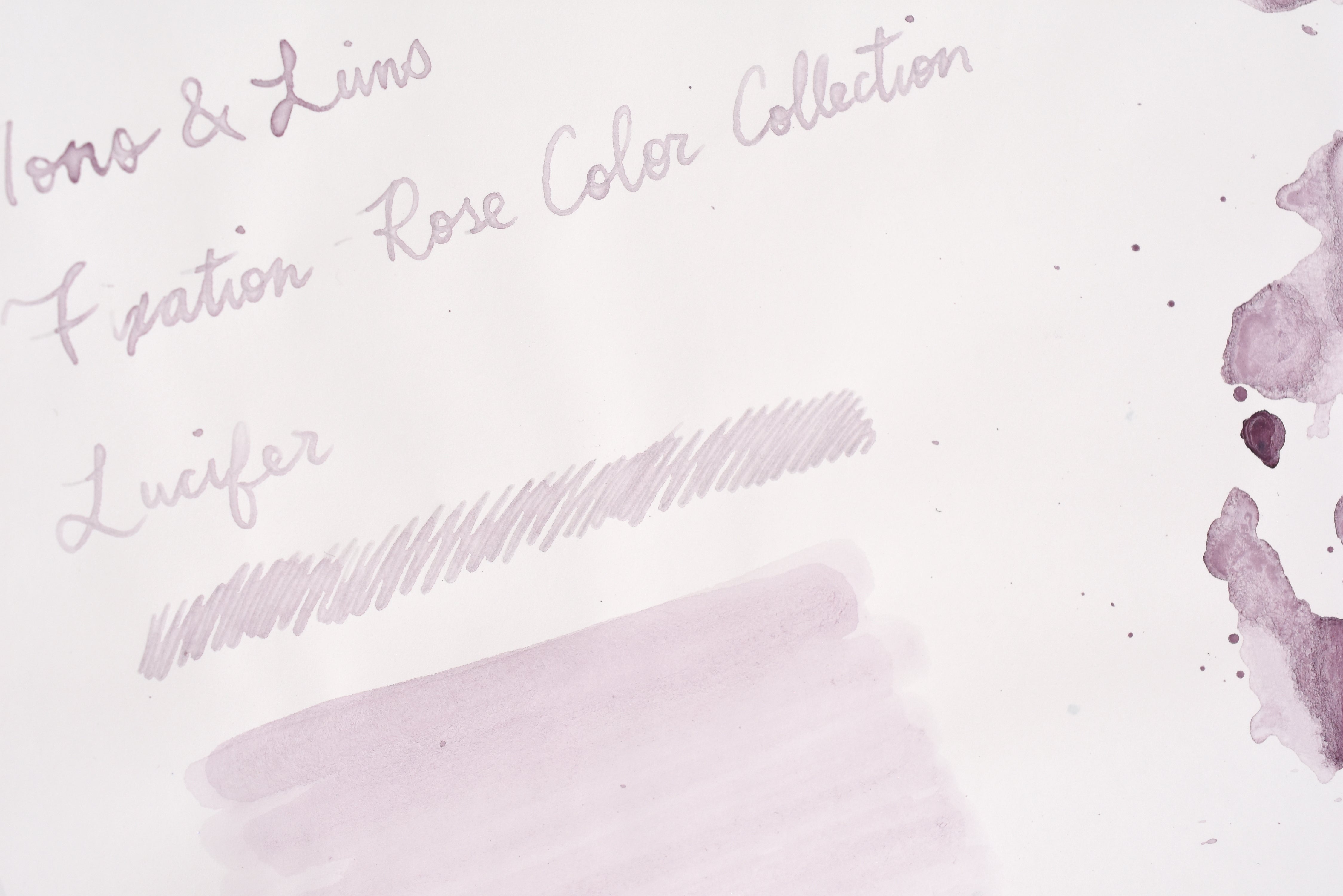 Tono & Lims Ink Bottle - Fixation - Rose Color Collection - Lucifer - 30ml