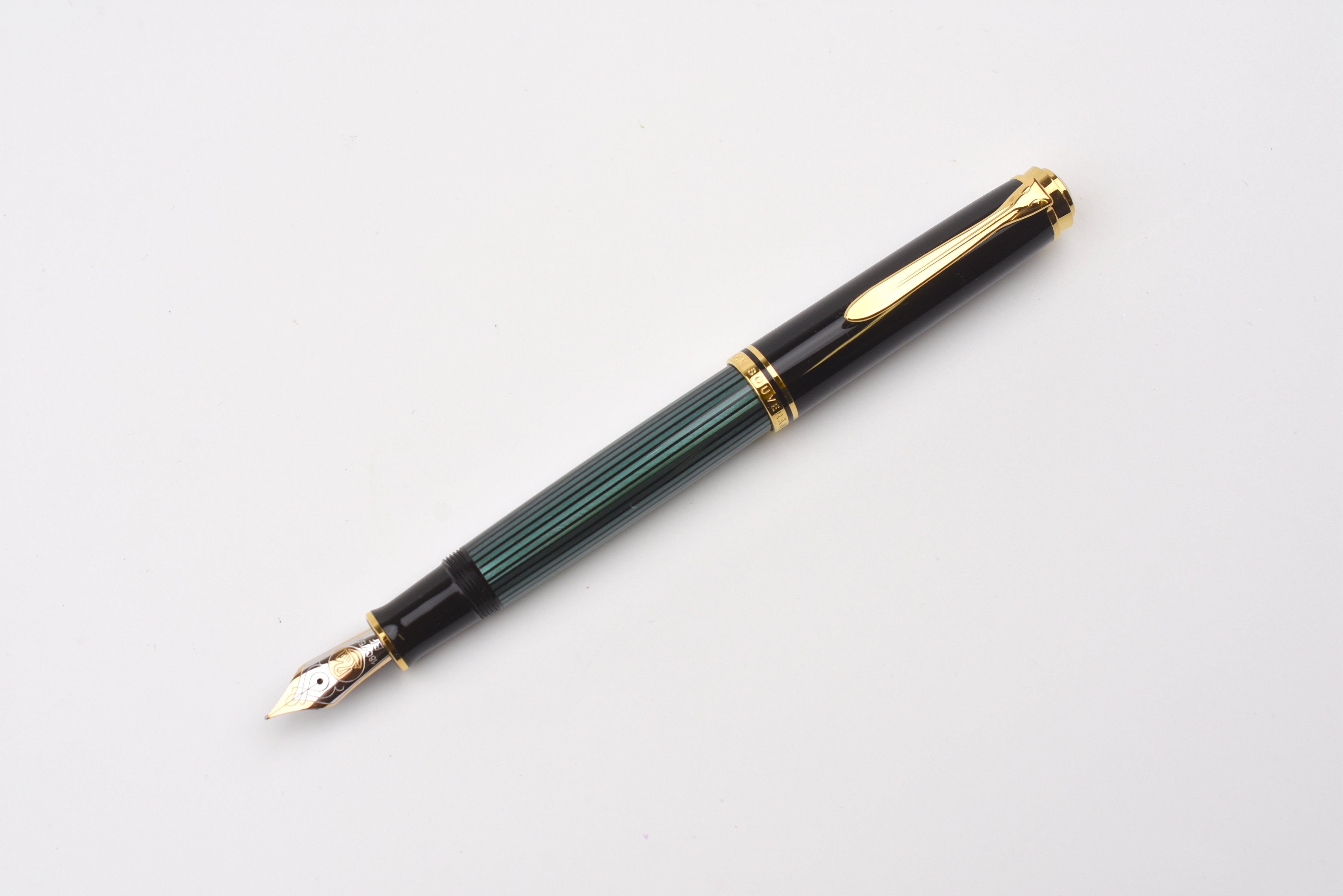 Pelikan M800 Fountain Pen - Souverän - Black-Green