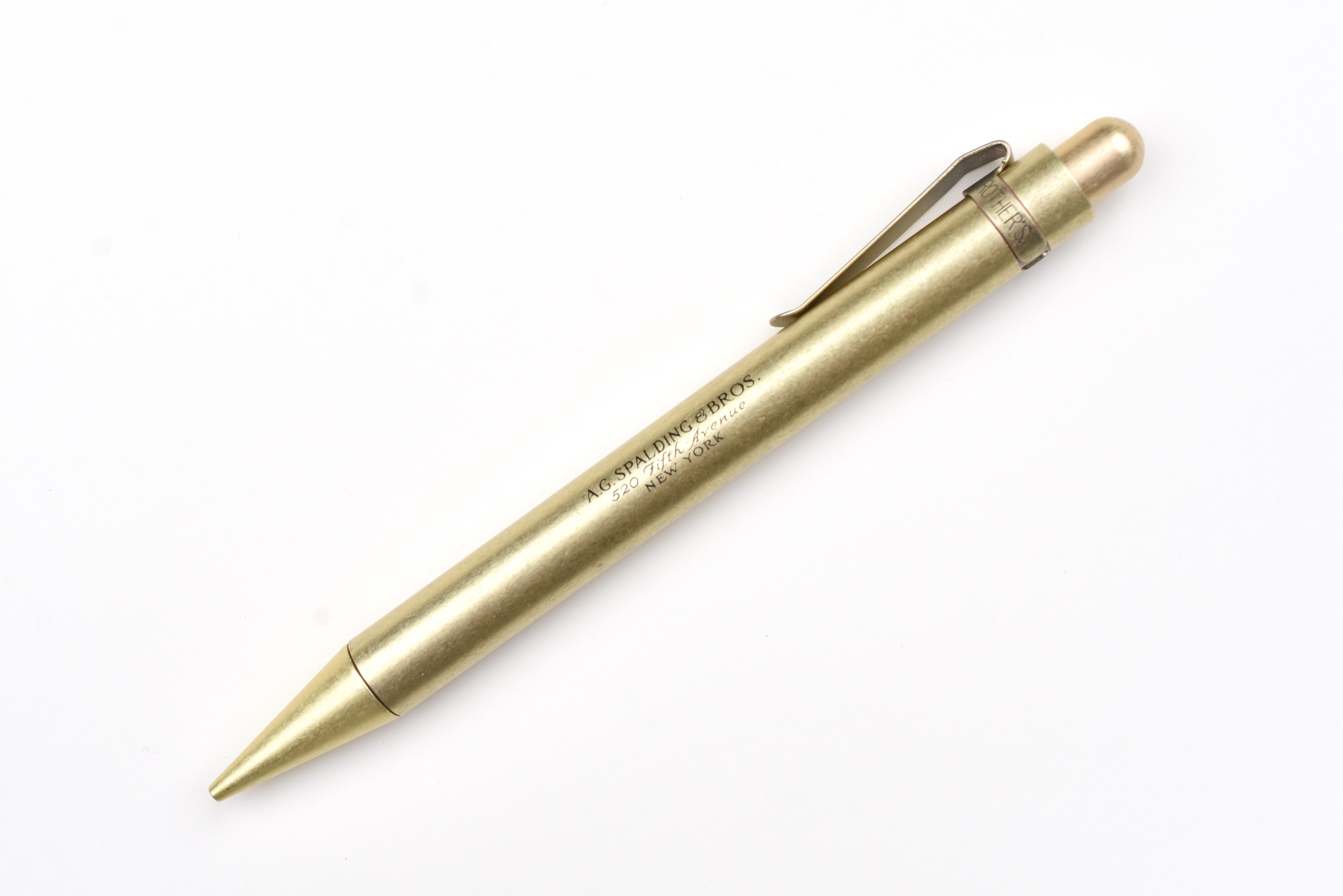 Raymay x A.G. Spalding & Bros. - Brass Mechanical Pencil