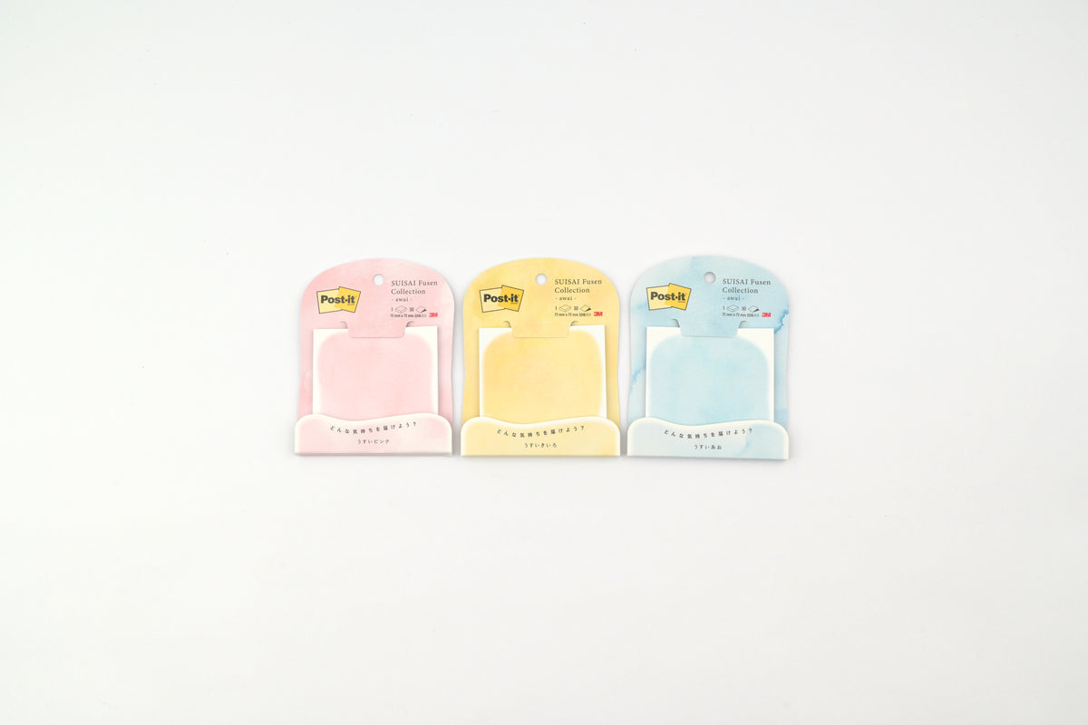 3M Post-it Notes - SUISAI Fusen - Awai - Square