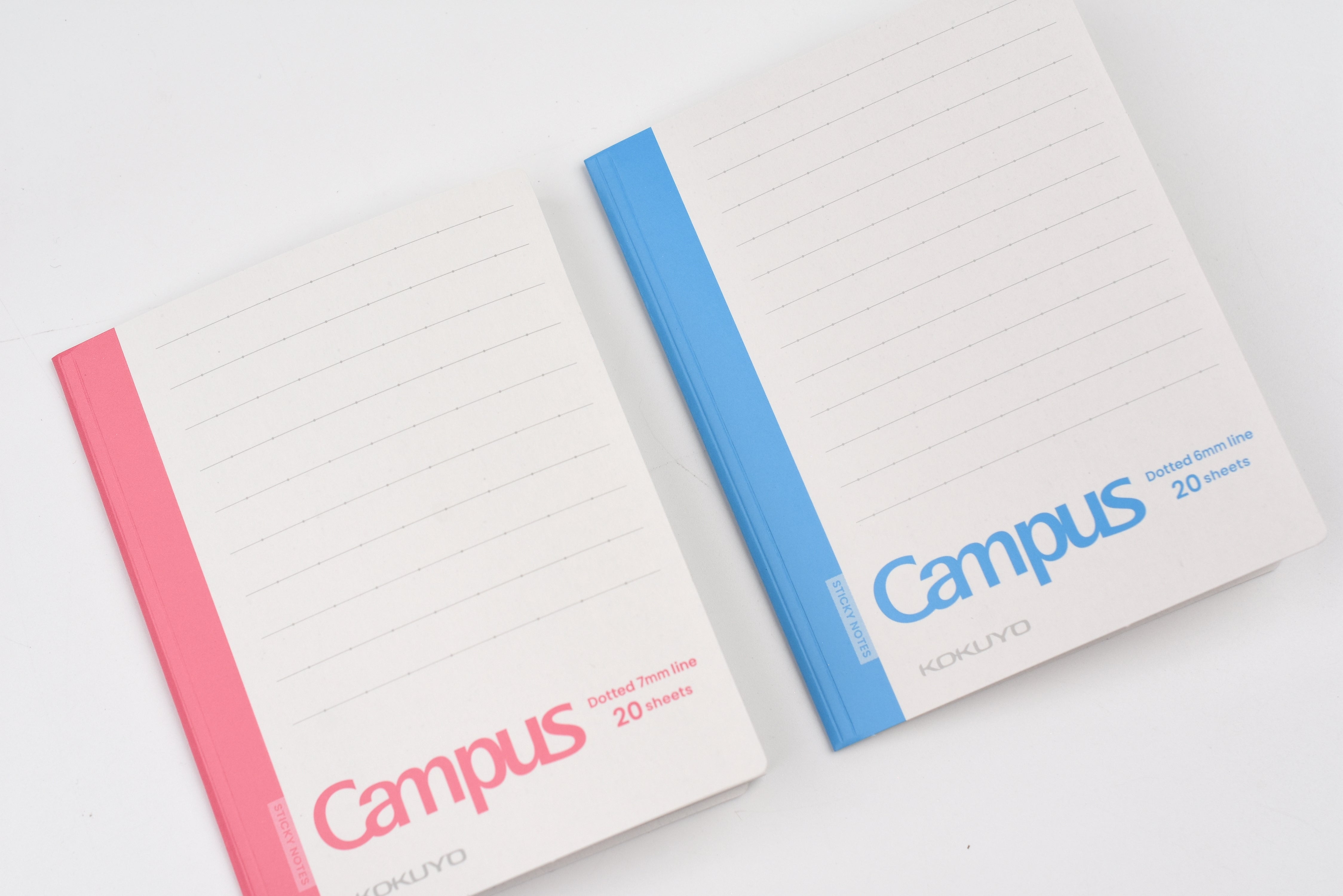 Kokuyo Campus Sticky Notes with Cover - Side Type - Small - 20 Sheets