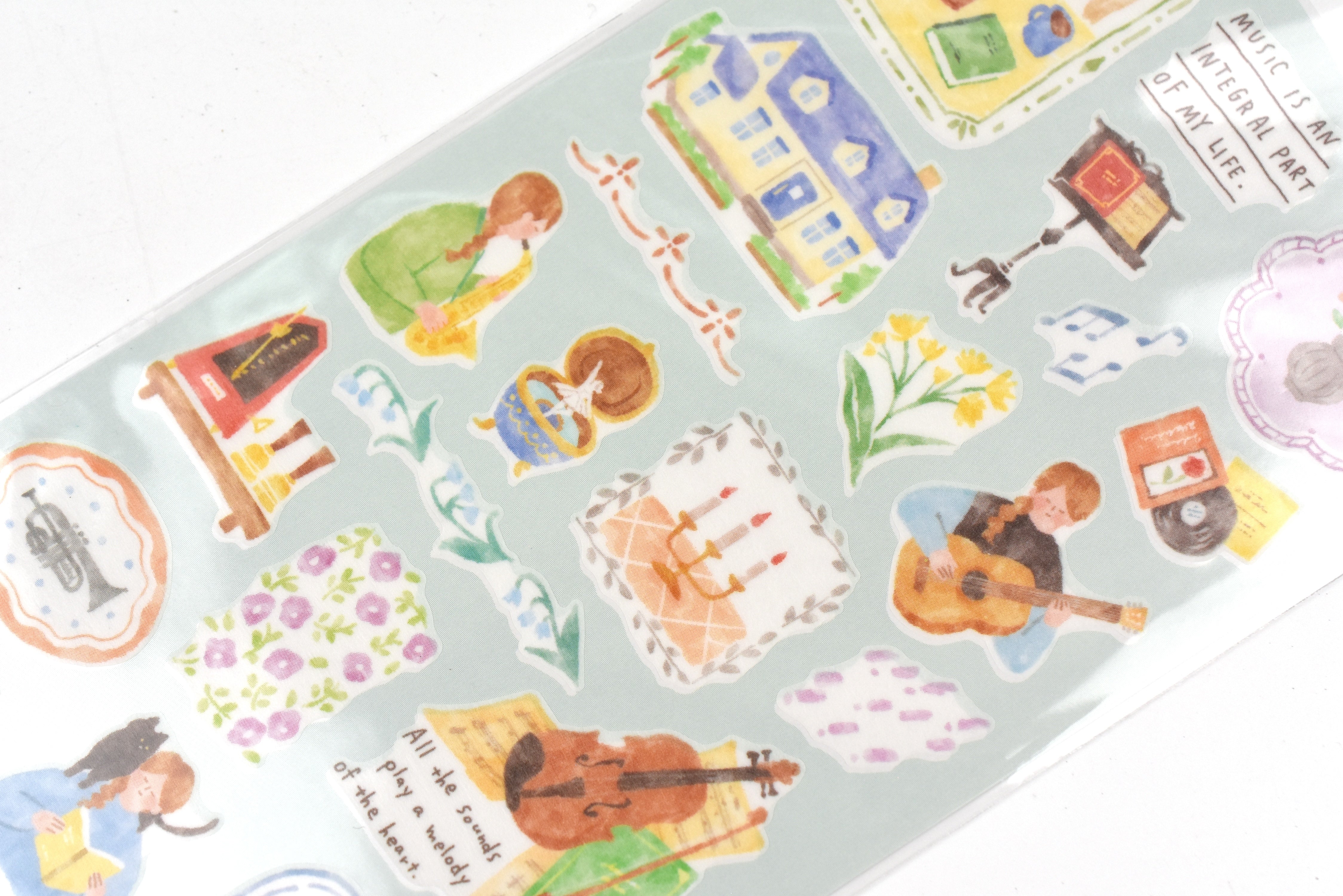 Mind Wave Sticker Sheet - Easy Day - Music