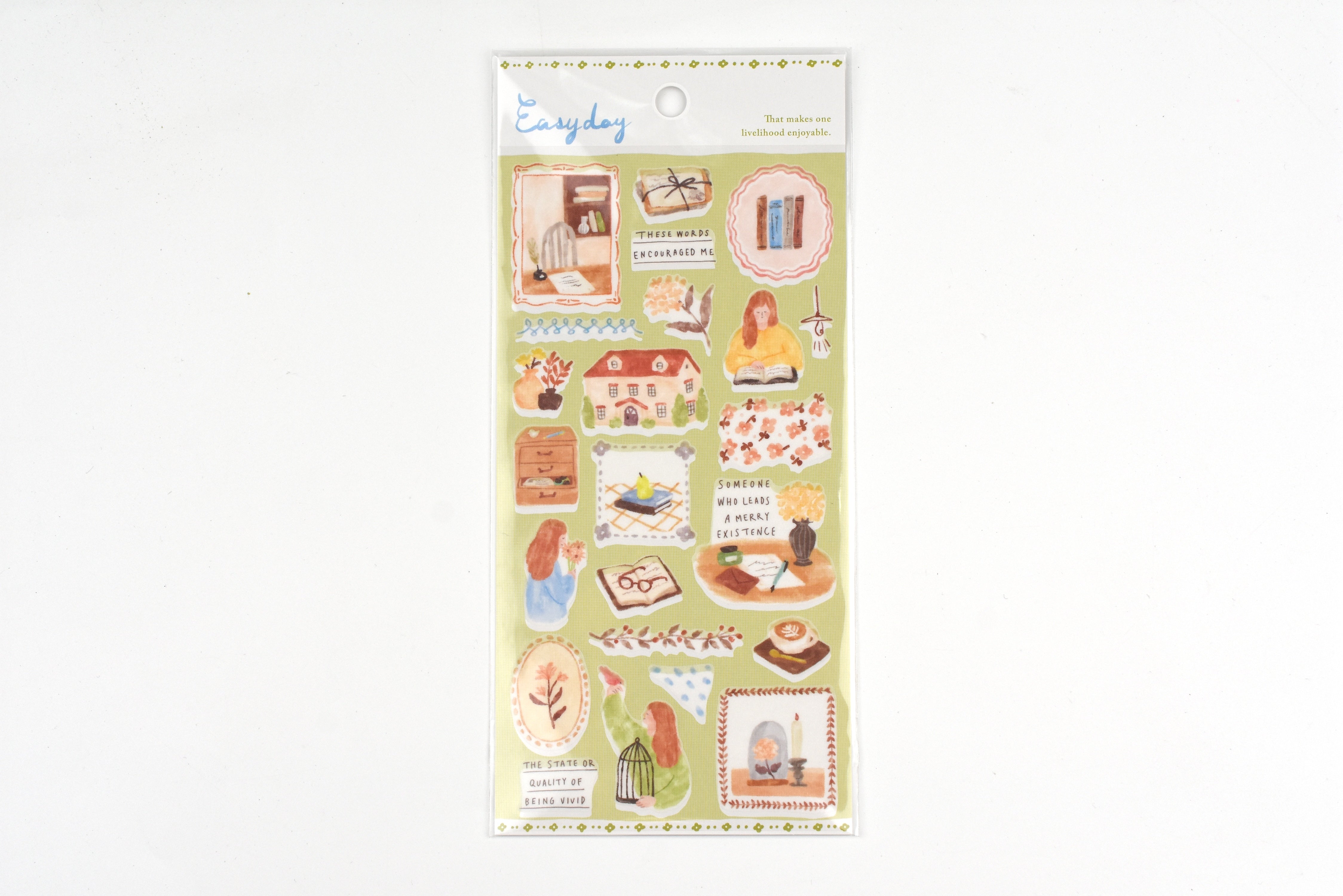 Mind Wave Sticker Sheet - Easy Day - Stationery