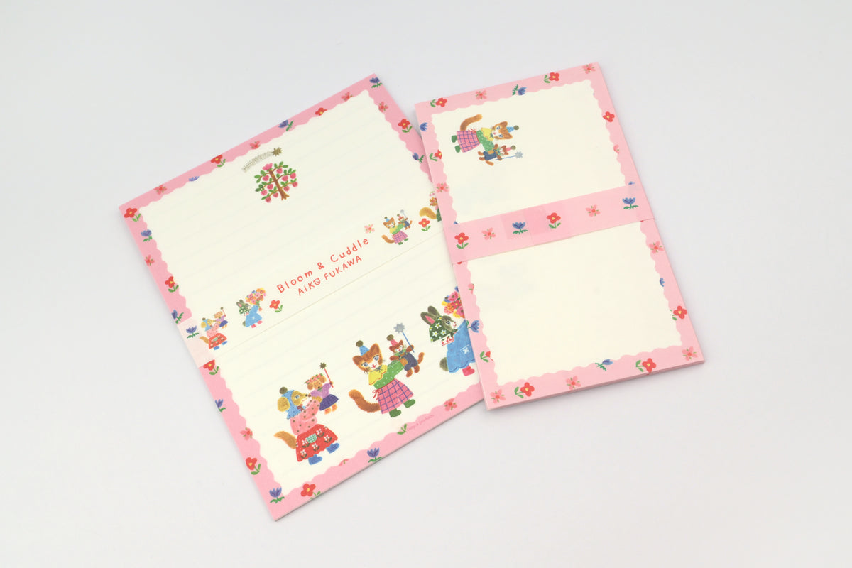 Cozyca - Aiko Fukawa Letter Set - Bloom & Cuddle