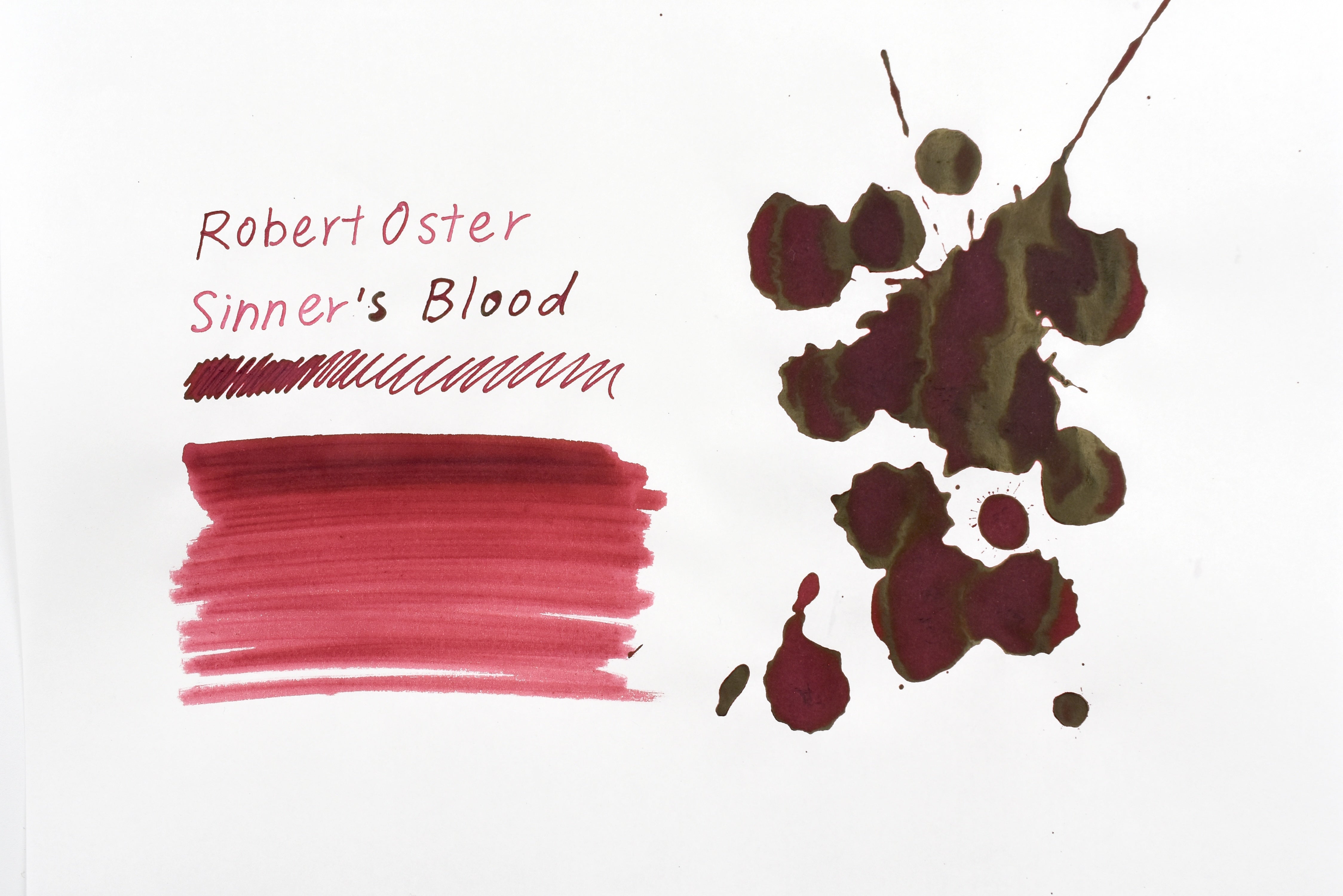 Robert Oster Signature Ink - Sinner's Blood - 50ml