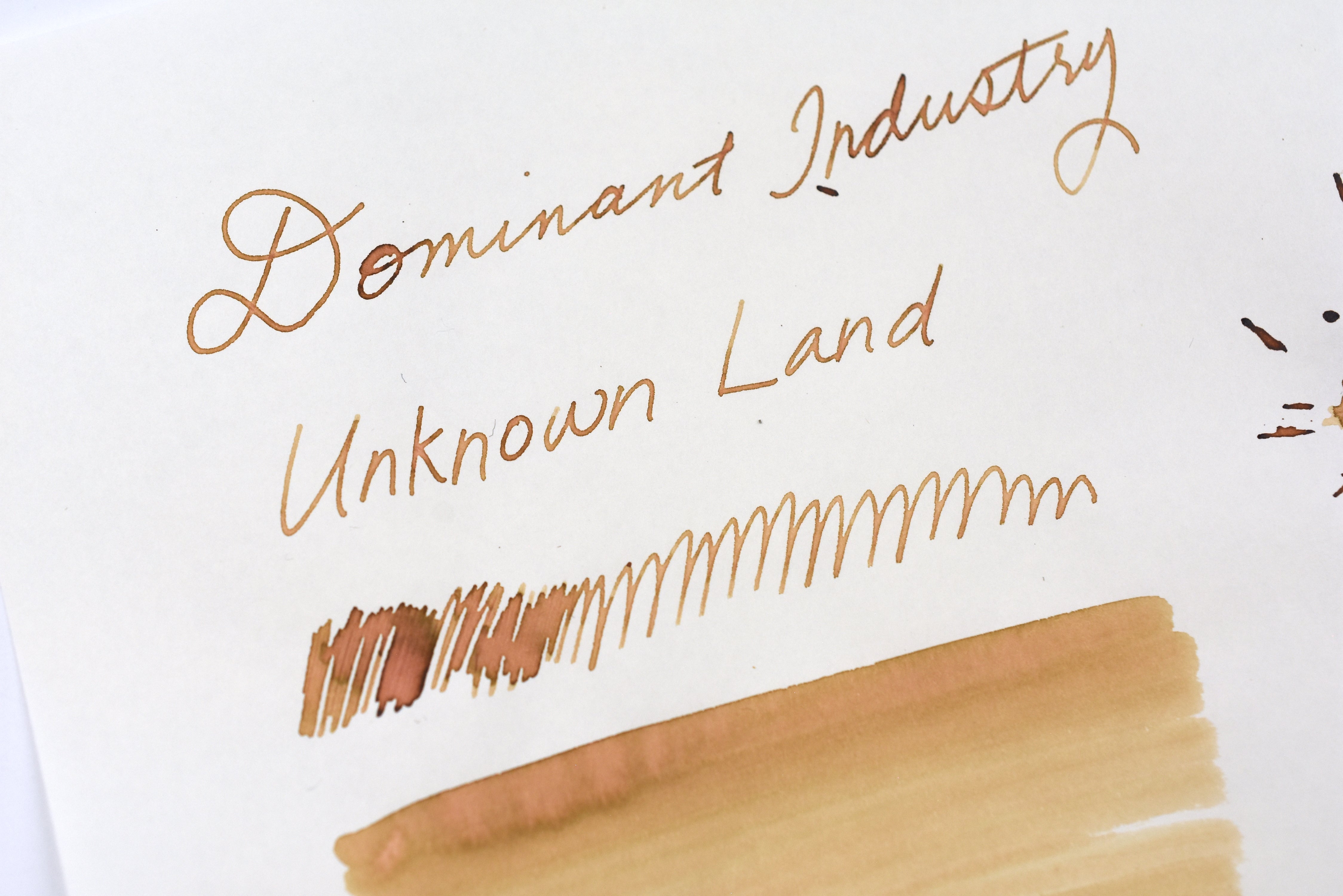 Dominant Industry - A Log of Elixir Ink - Unknown Land