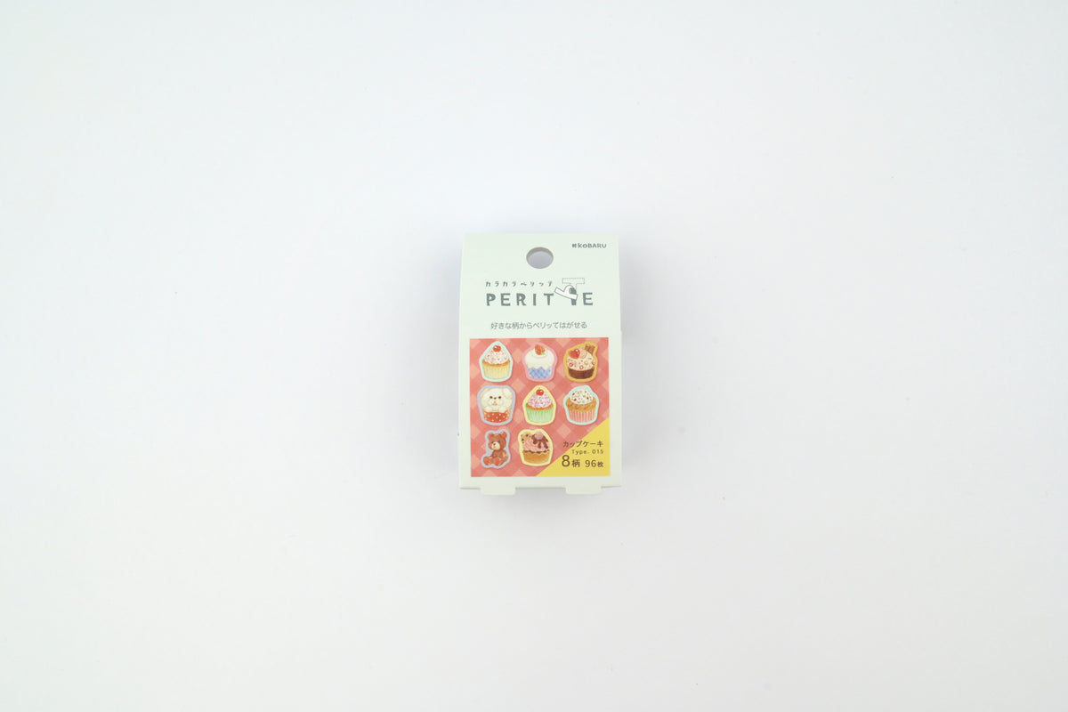 Epoch Kara Kara Peritte Sticker Roll - Cupcakes