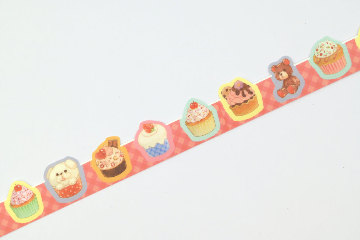 Epoch Kara Kara Peritte Sticker Roll - Cupcakes