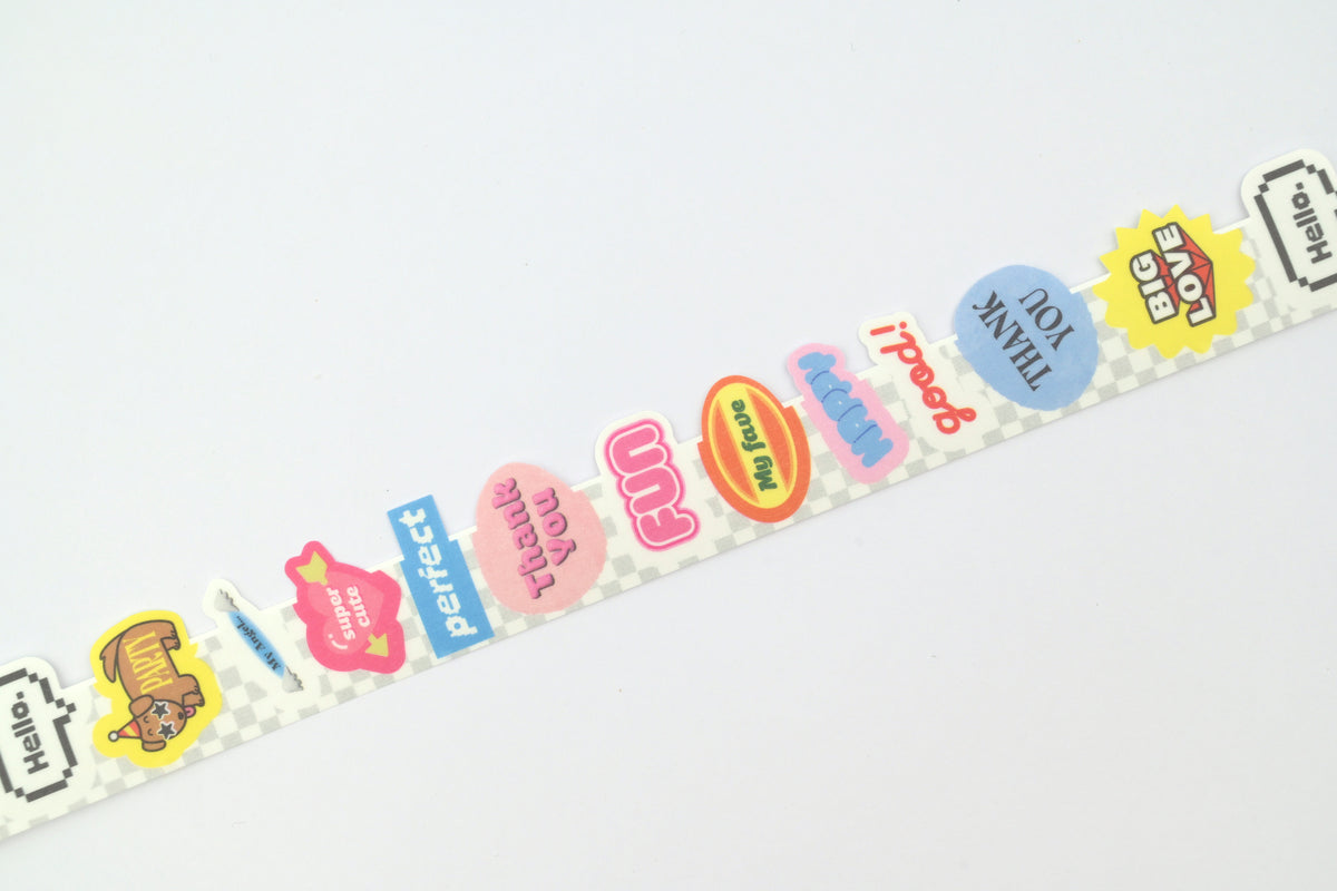 Epoch Kara Kara Peritte Sticker Roll - Decorative Lettering