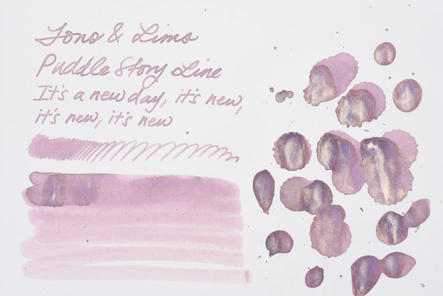 Tono & Lims Ink Bottle - Puddle Story Line - It's a new day, it's new, it's new, it's new - 30m