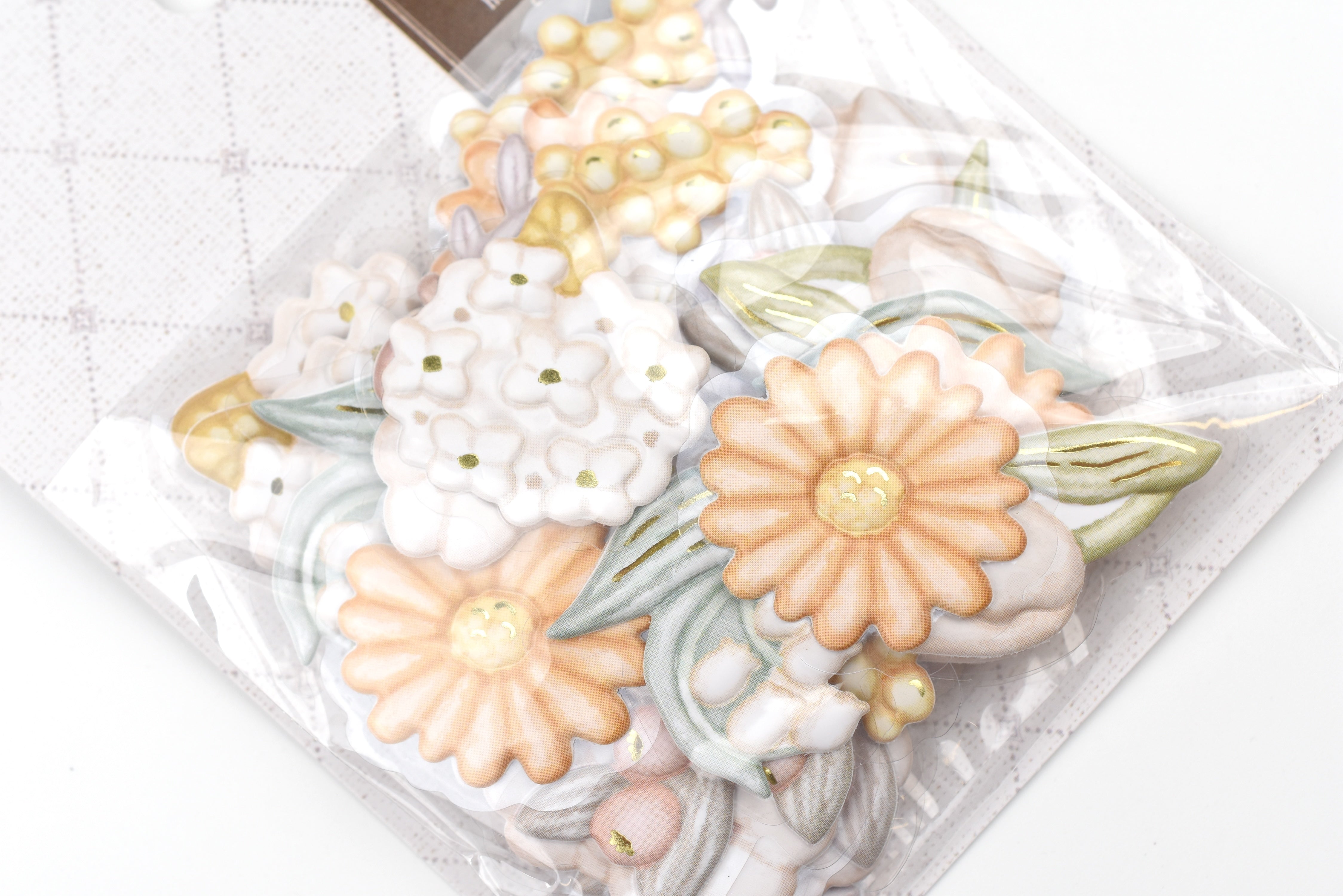 Mind Wave 3D Sticker - Little and Deer - Flower