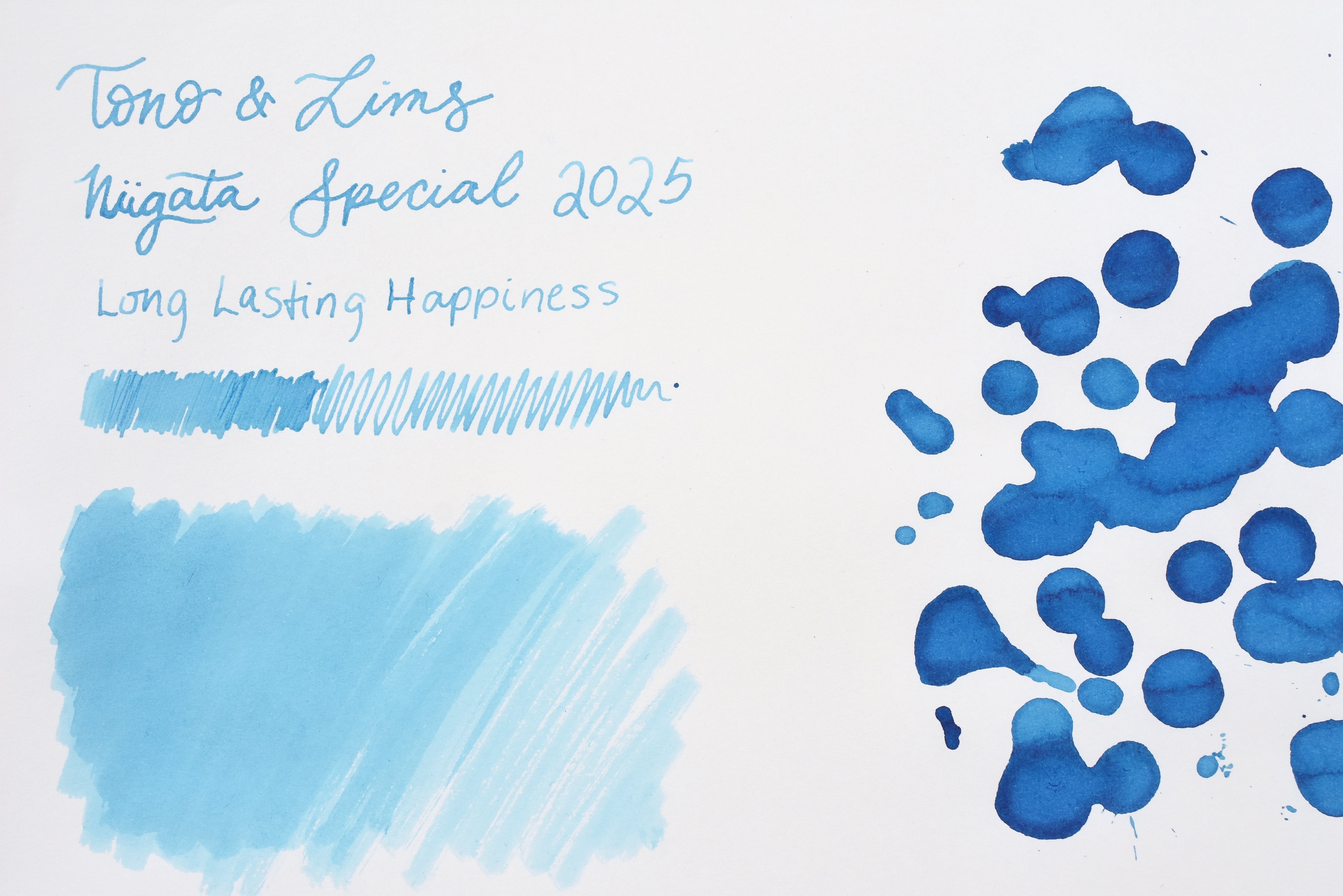 Tono & Lims Ink Bottle - Niigata Special 2025 - Long Lasting Happiness - 30ml
